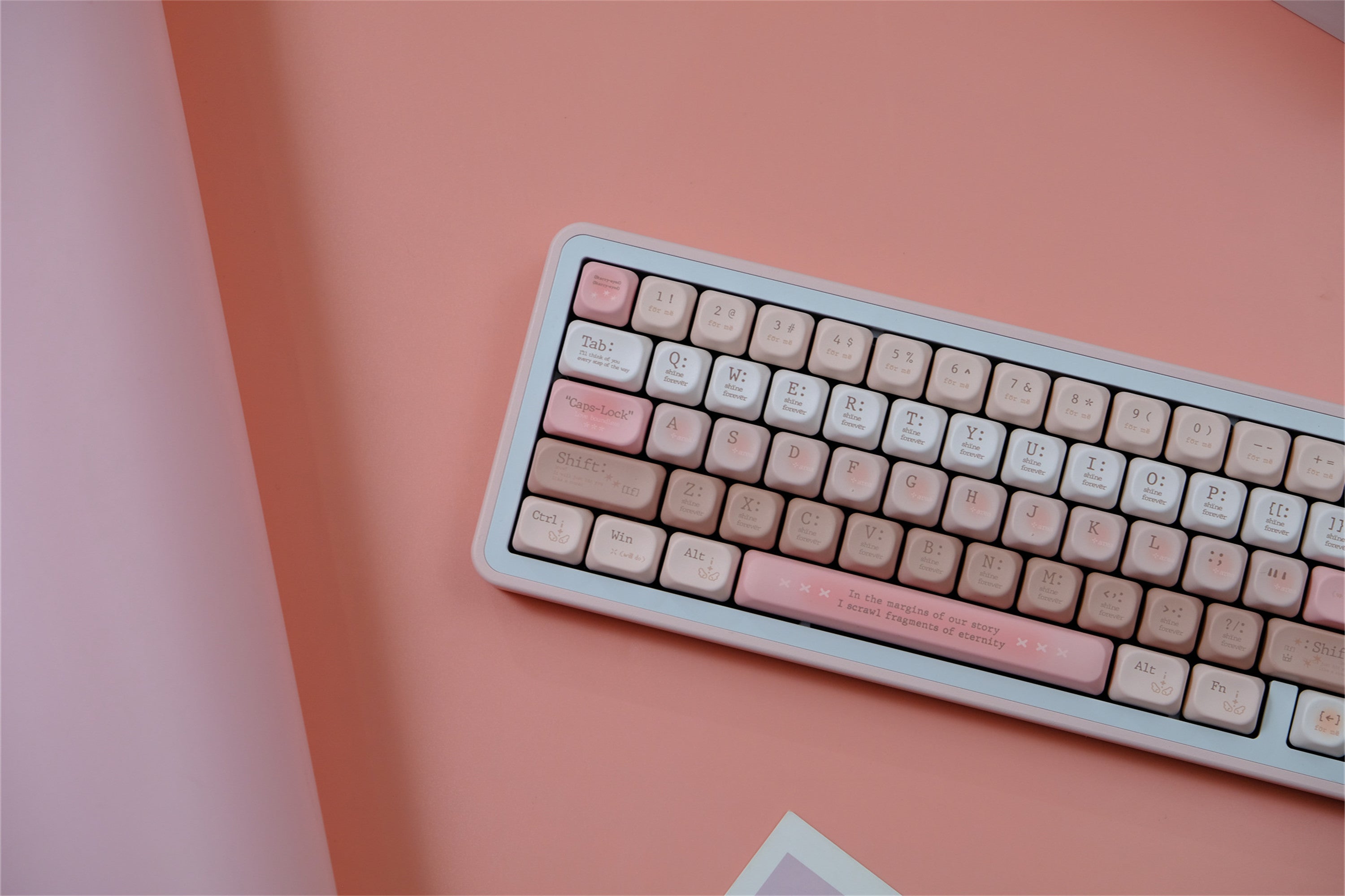 Tipsy Rose Romantic Keycaps - Diykeycap
