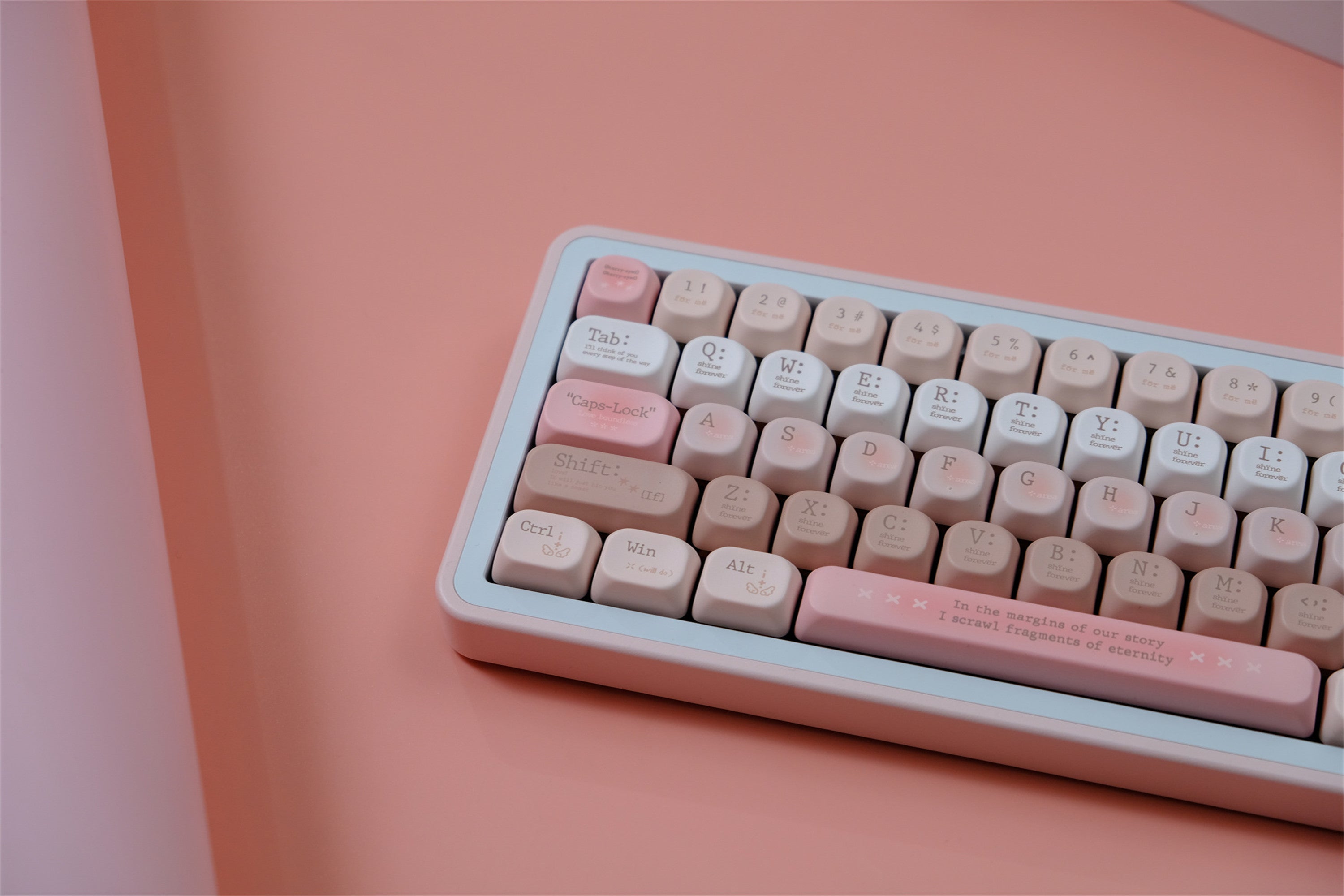 Tipsy Rose Romantic Keycaps - Diykeycap