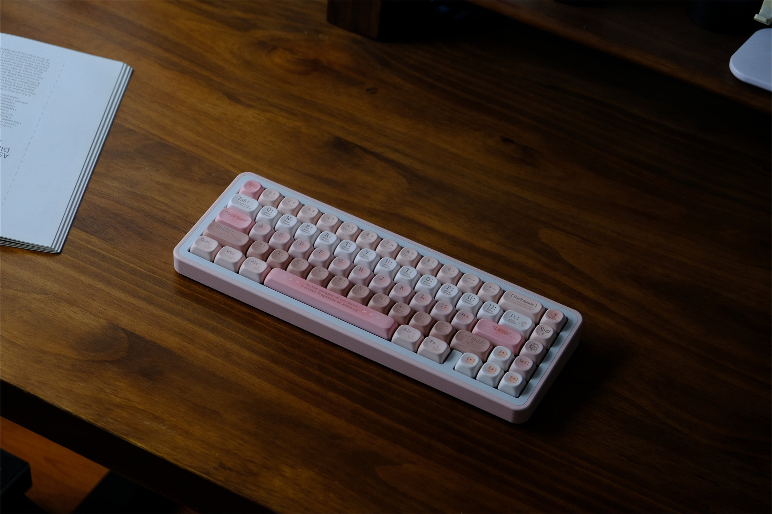 Tipsy Rose Romantic Keycaps - Diykeycap