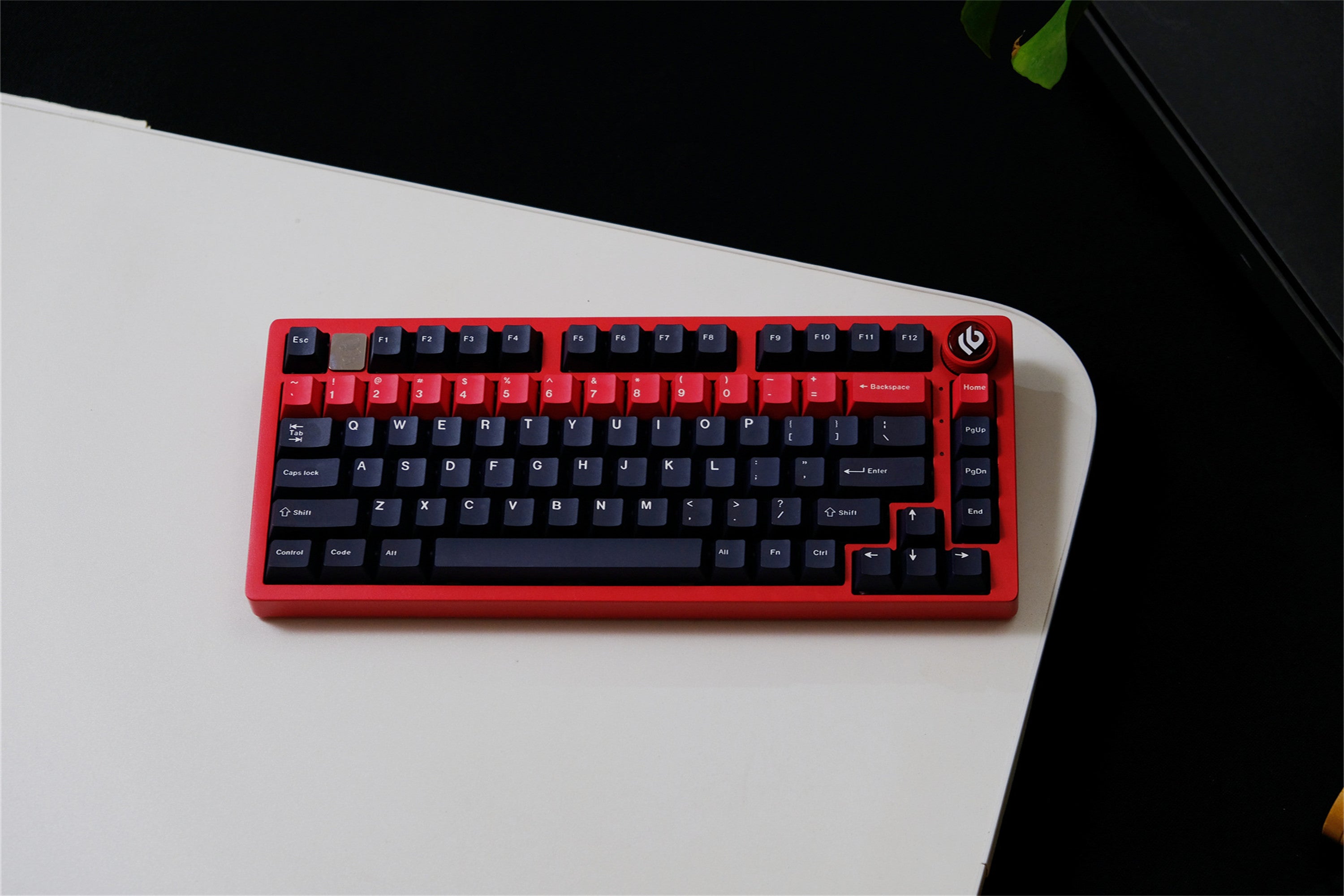 Tactical Black & Red Keycaps
