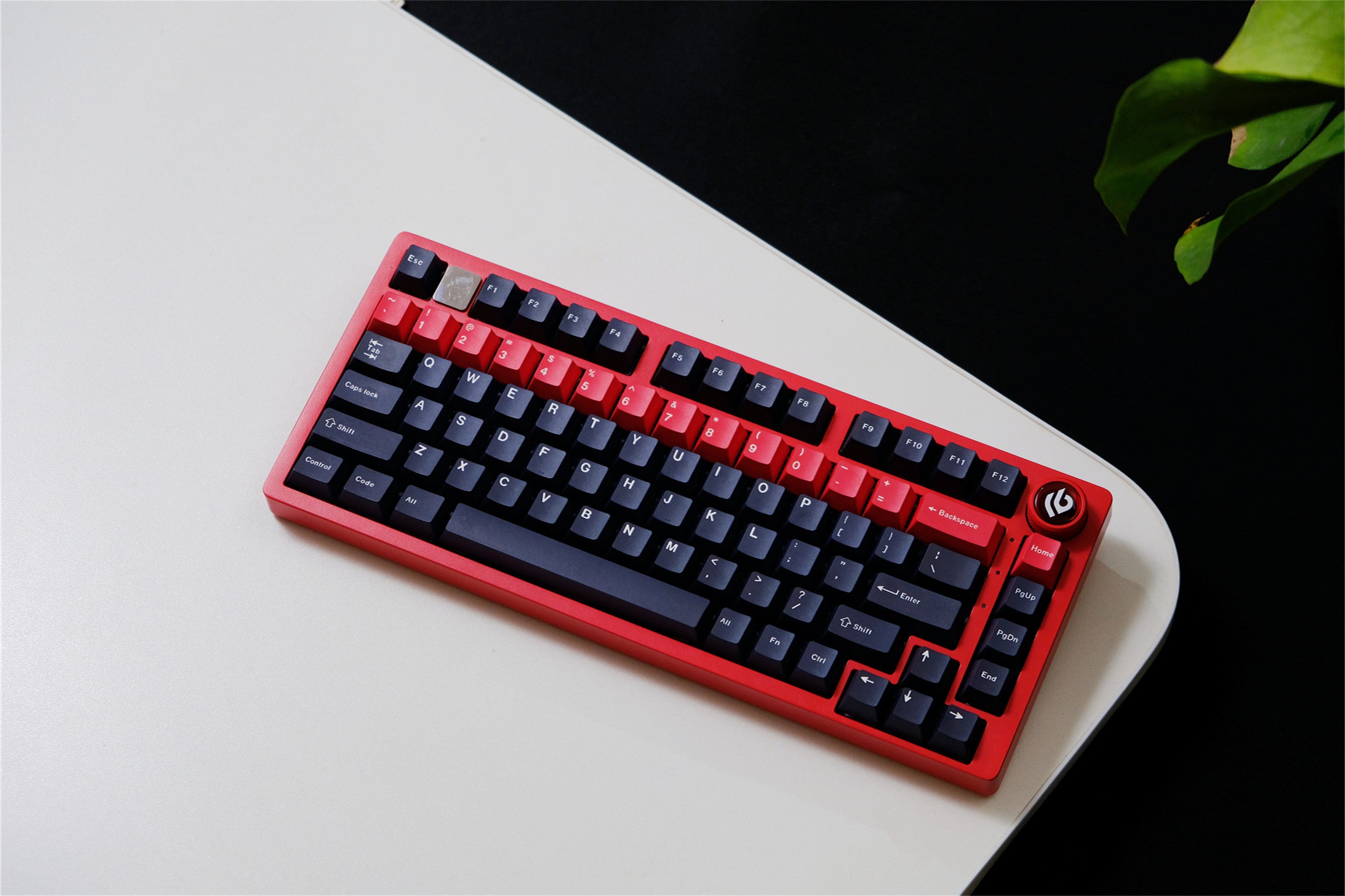 Tactical Black & Red Keycaps