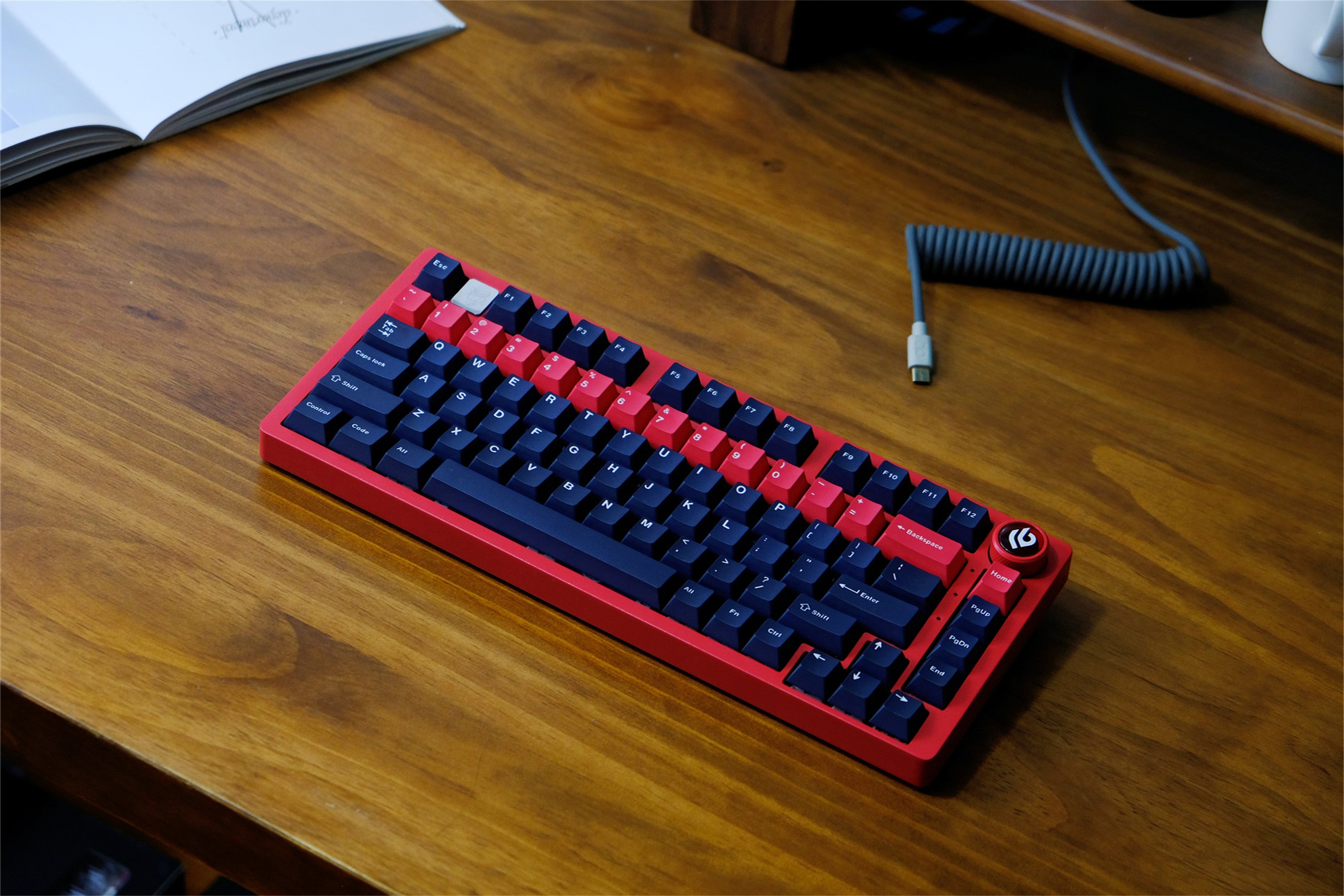 Tactical Black & Red Keycaps
