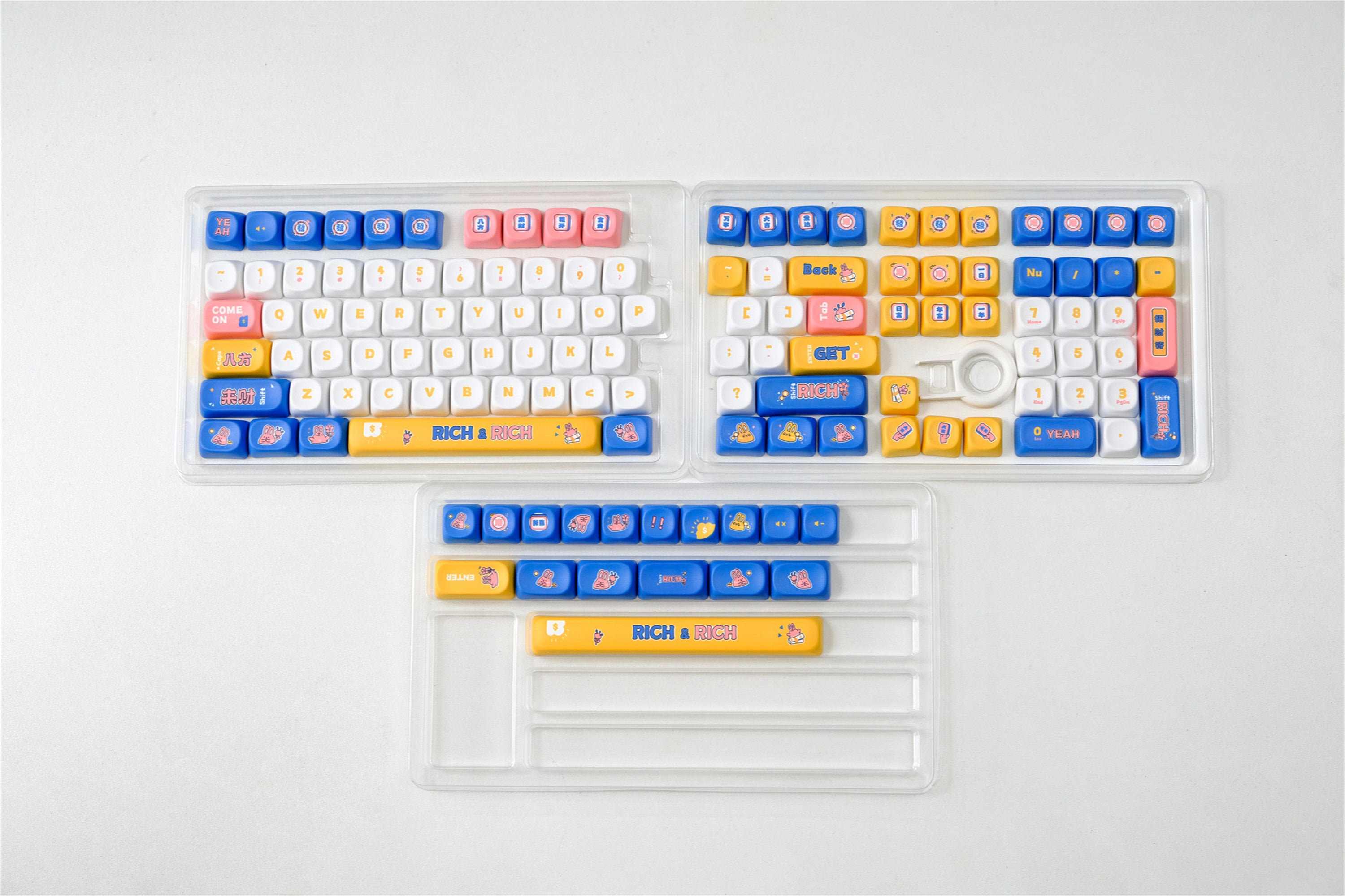 GET RICH Keycaps
