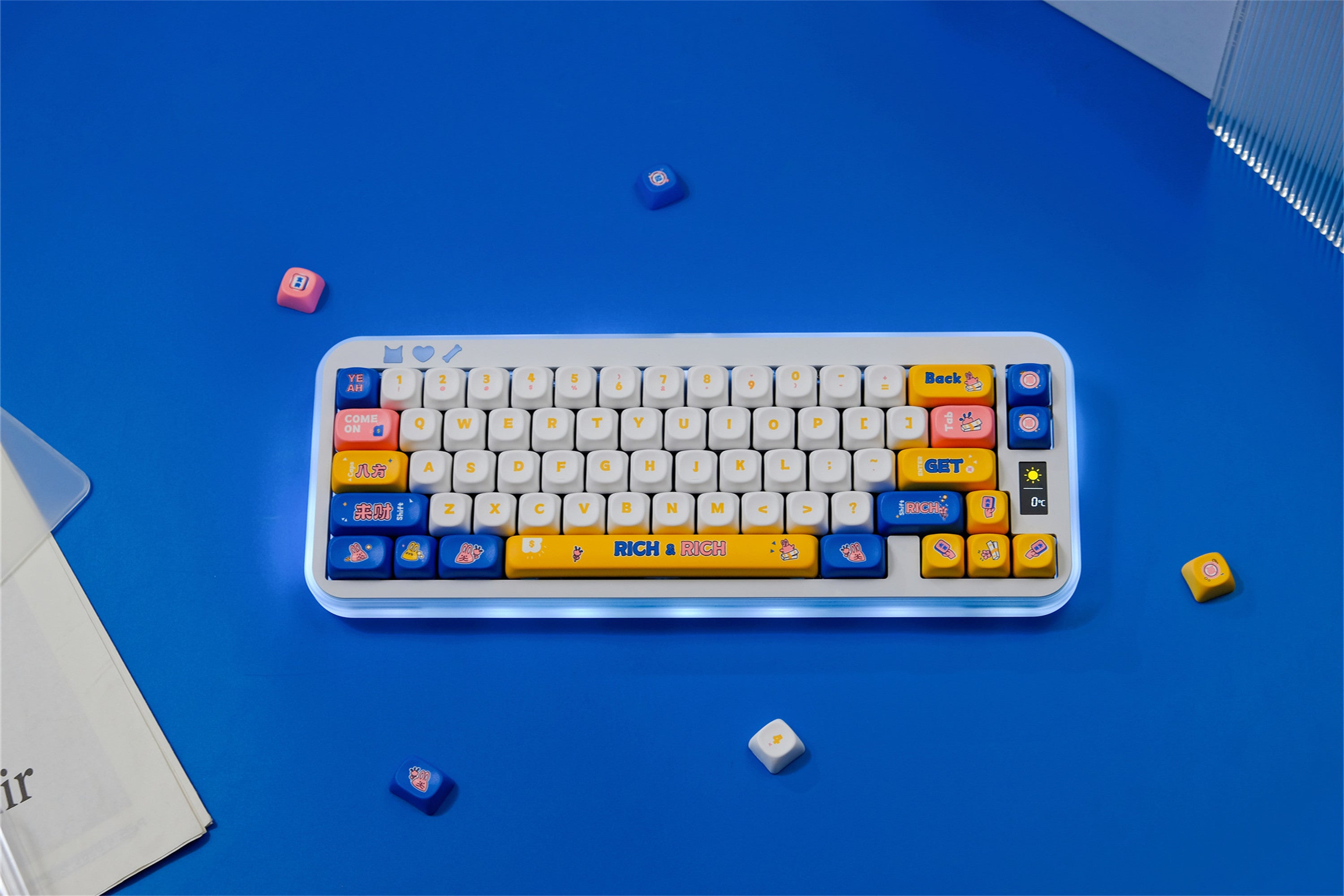 GET RICH Keycaps