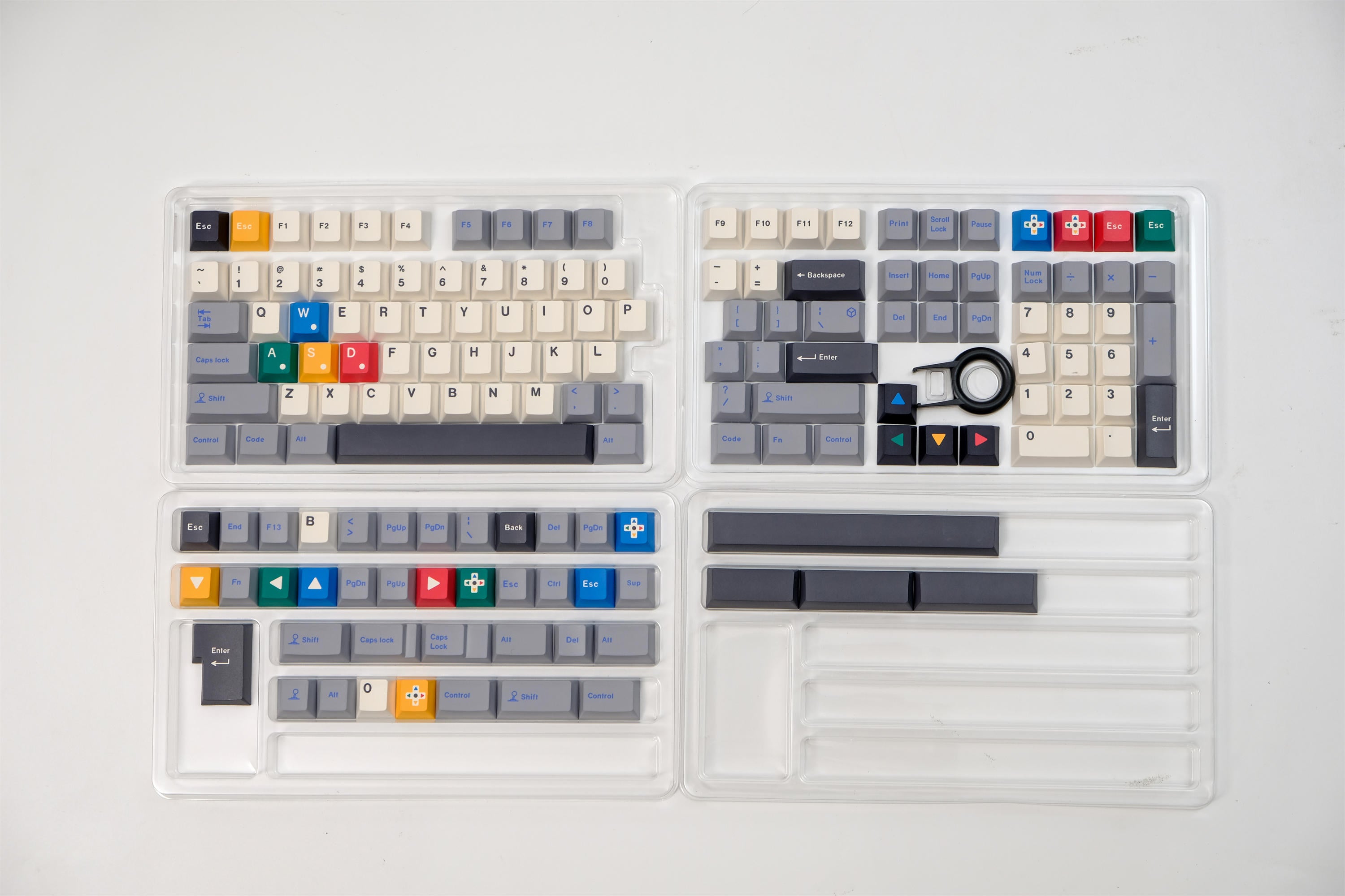 Origin Grey PBT Keycaps