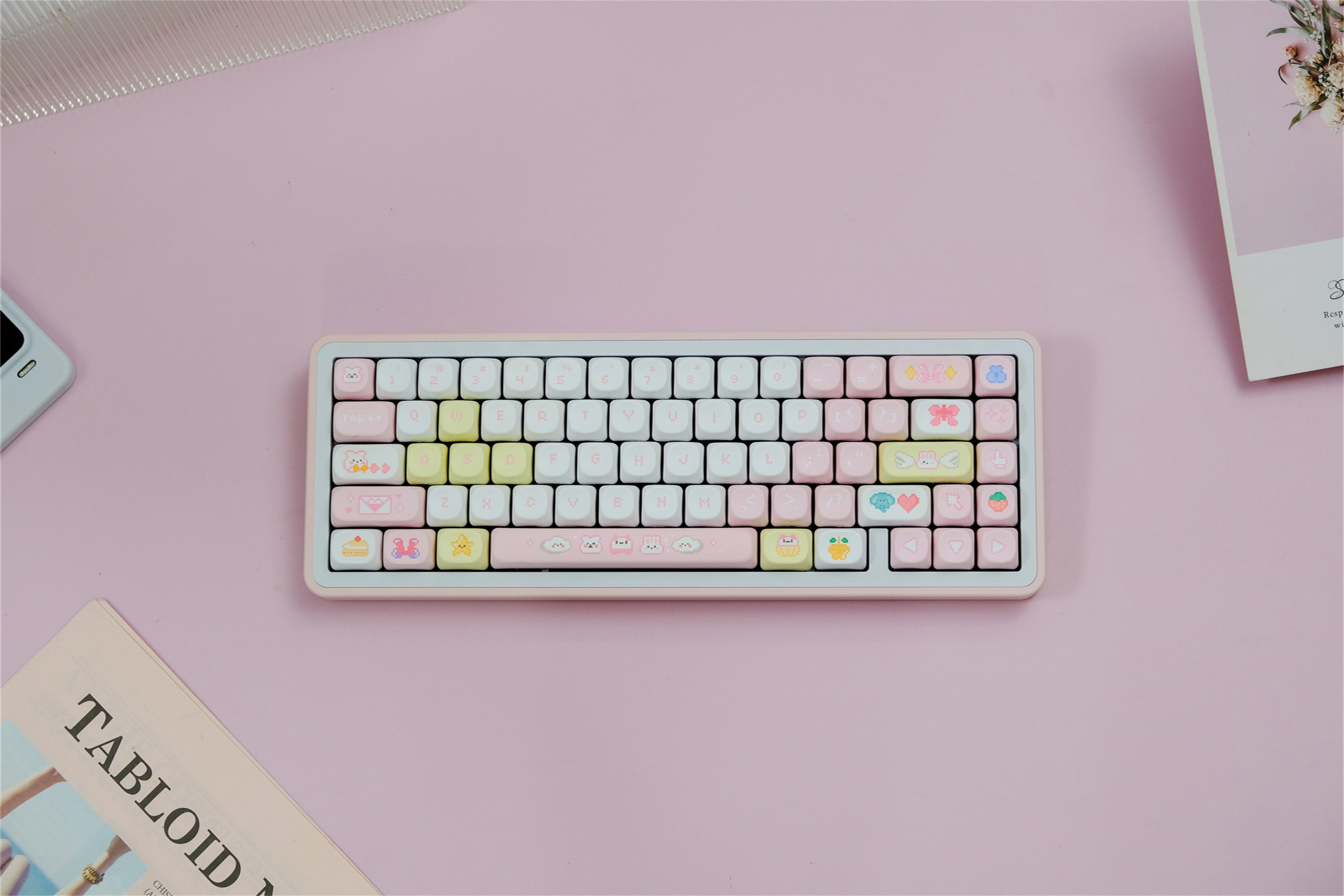 Pixel Baby PBT keycaps