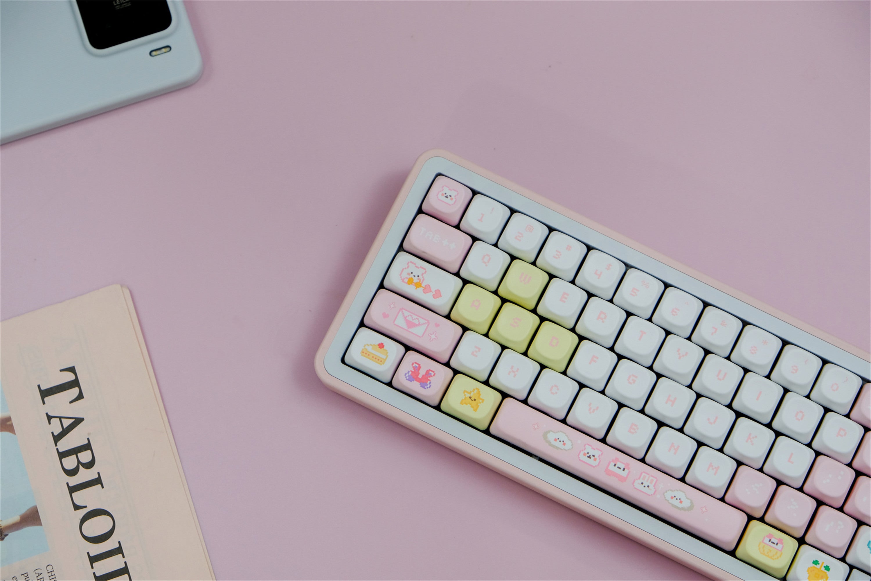 Pixel Baby PBT keycaps