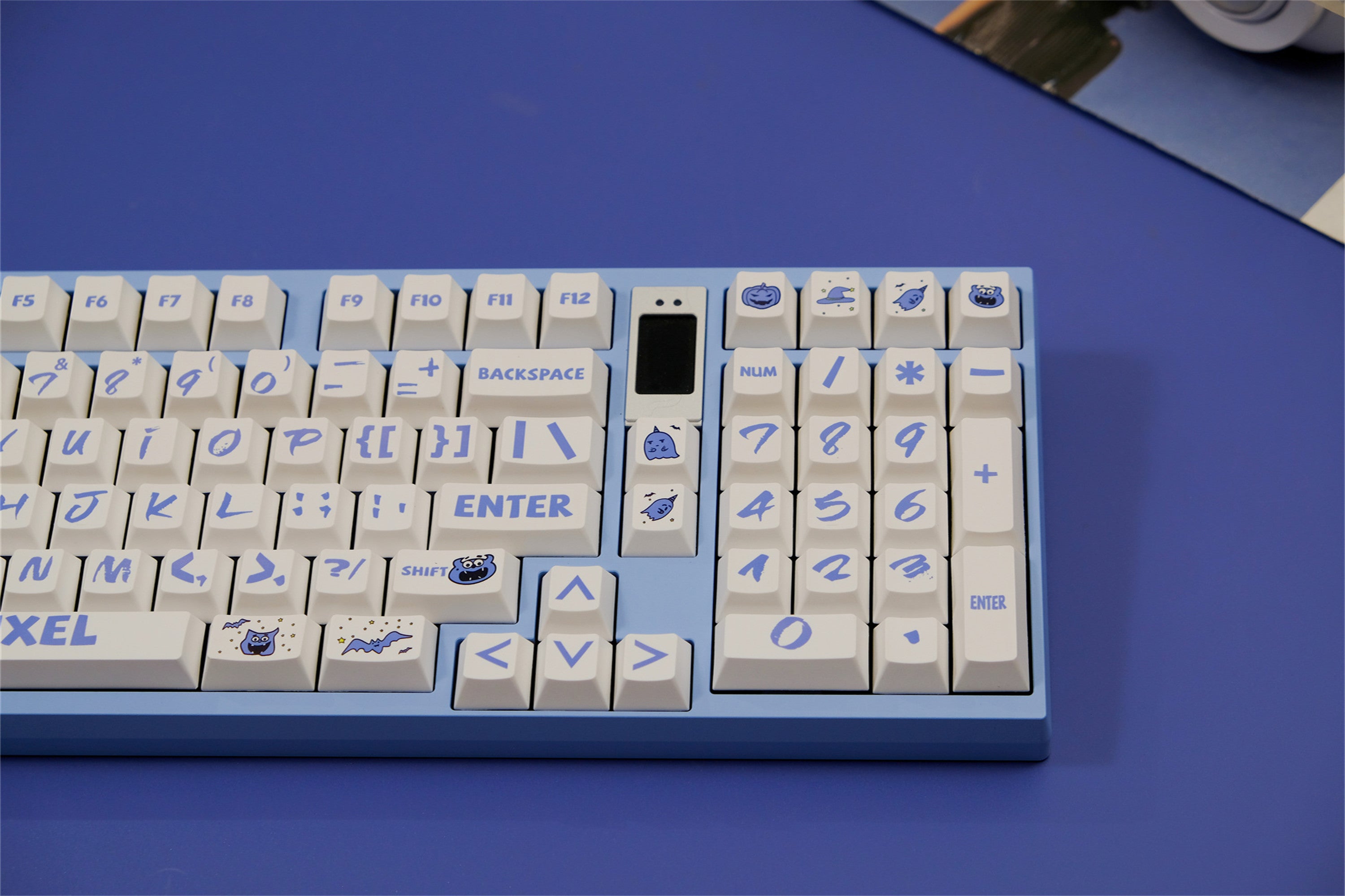 Blue Pixel Theme Keycaps