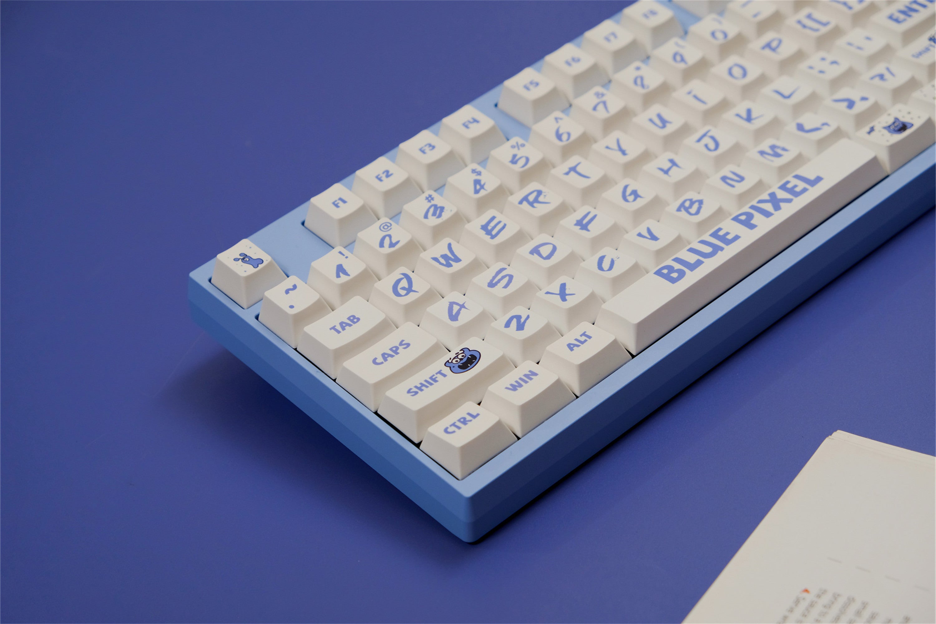 Blue Pixel Theme Keycaps