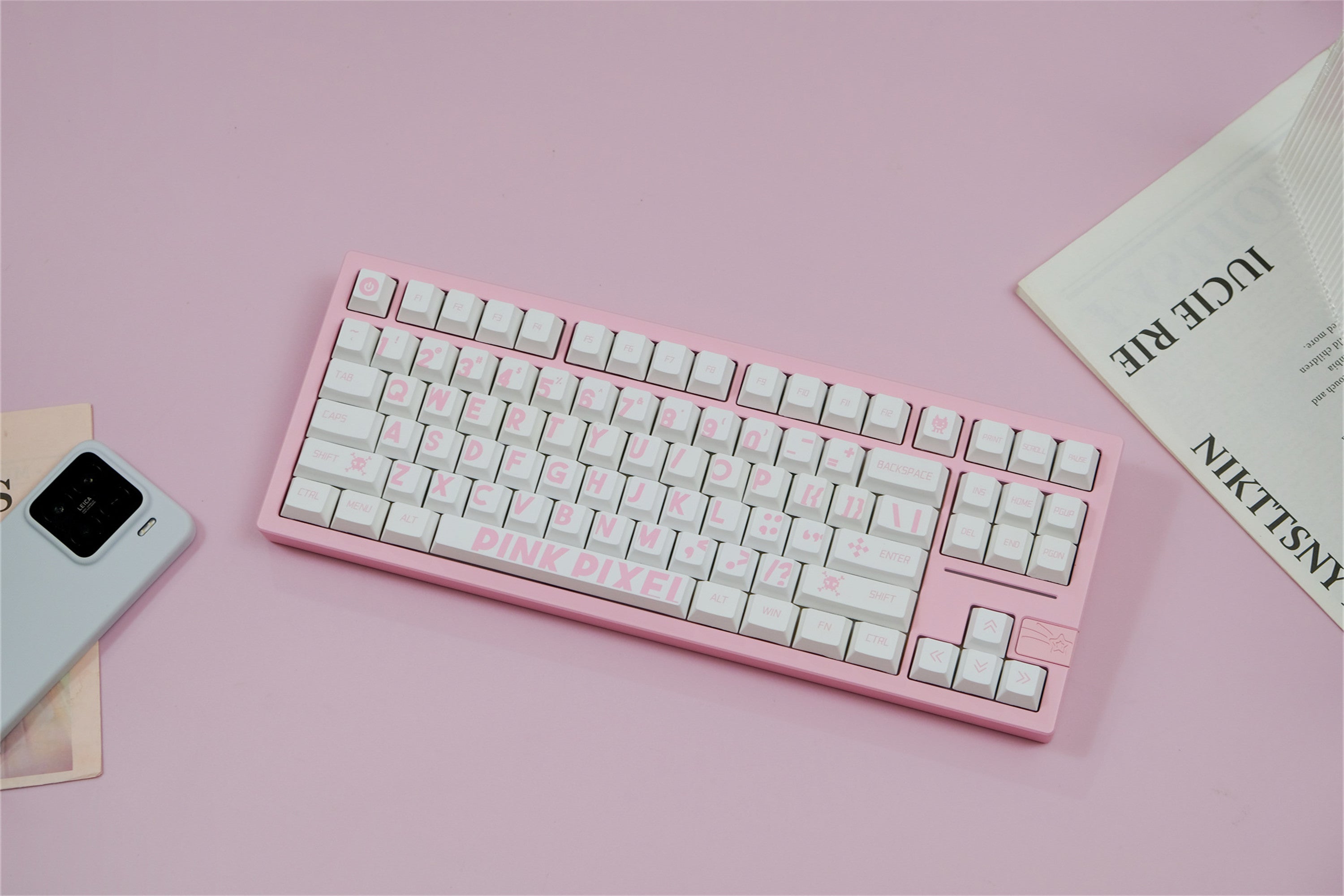 Pink Pixel Keycaps