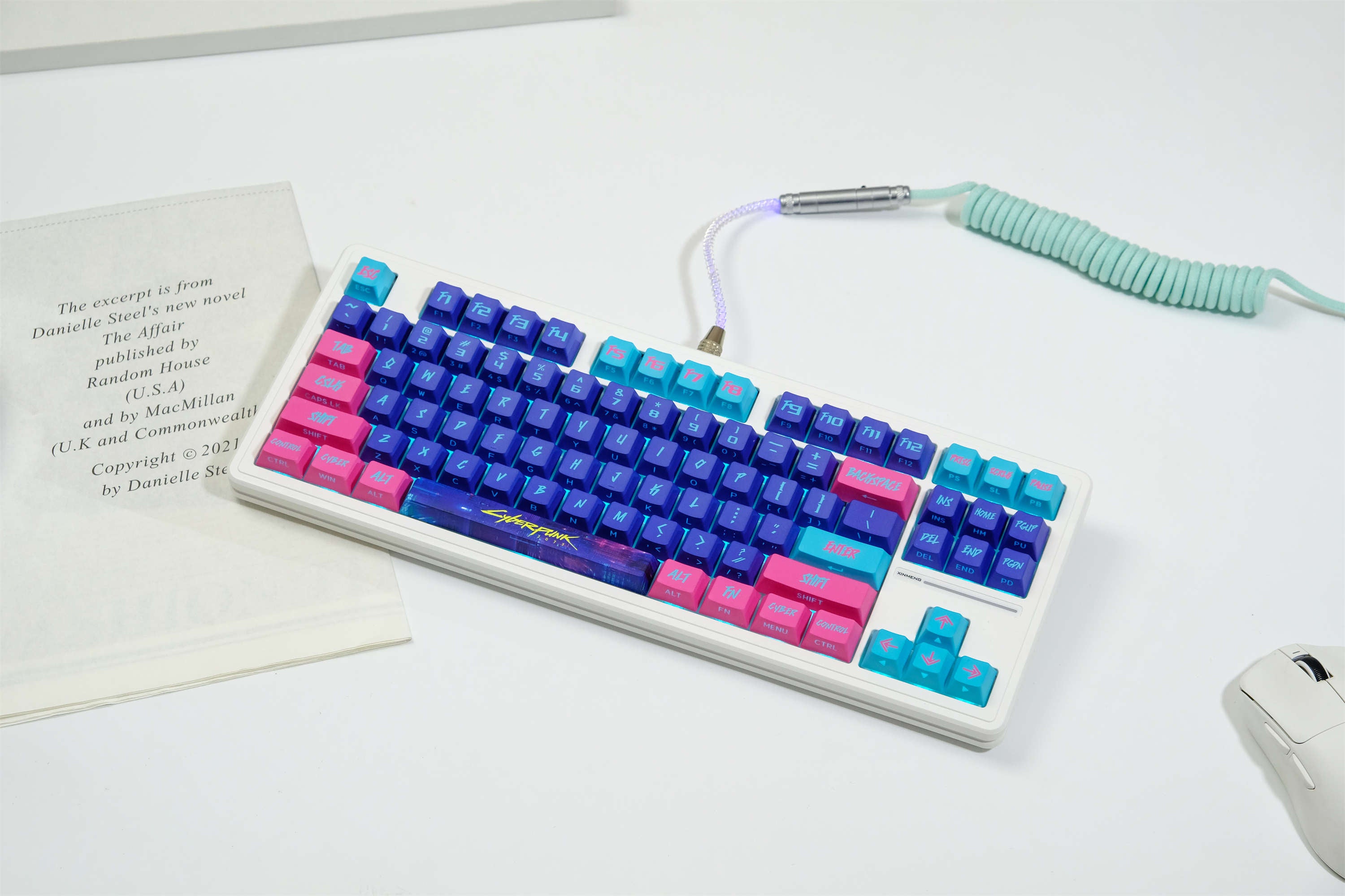 Cyber Neon PBT Keycaps