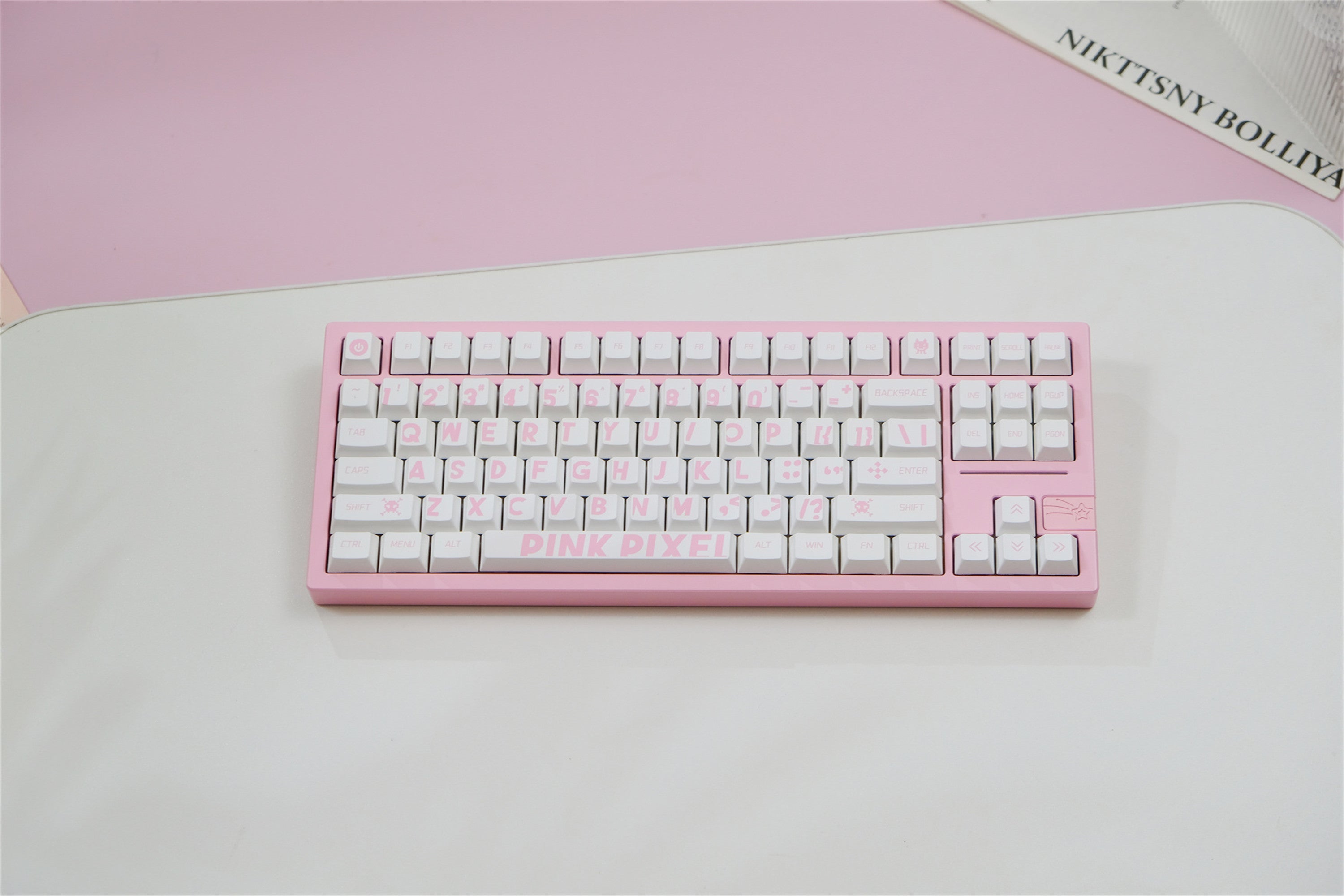 Pink Pixel Keycaps