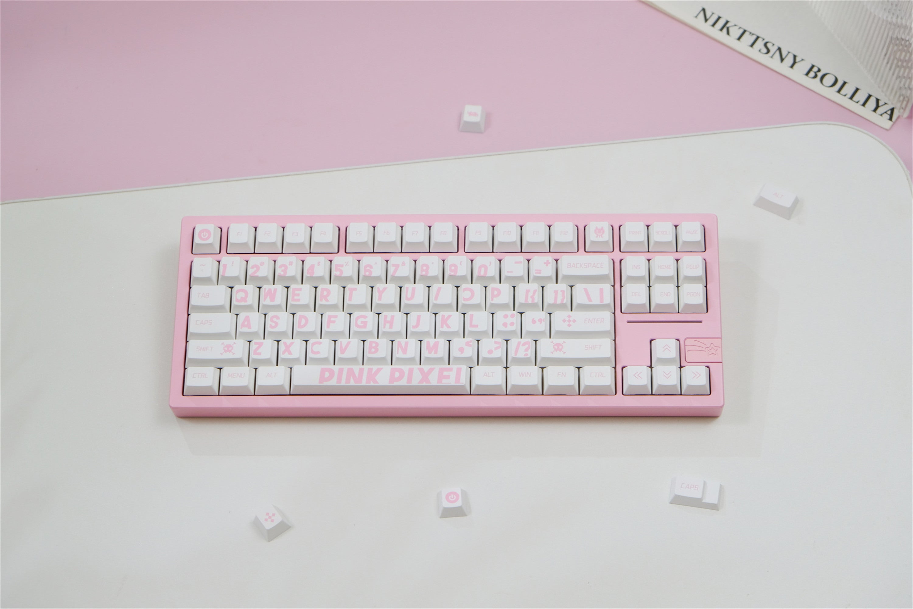 Pink Pixel Keycaps