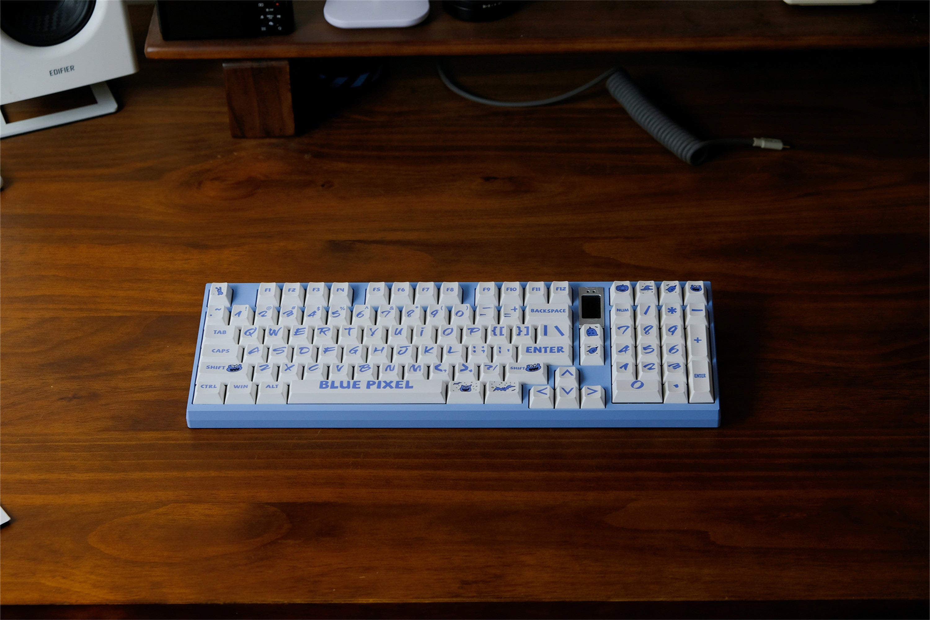 Blue Pixel Theme Keycaps