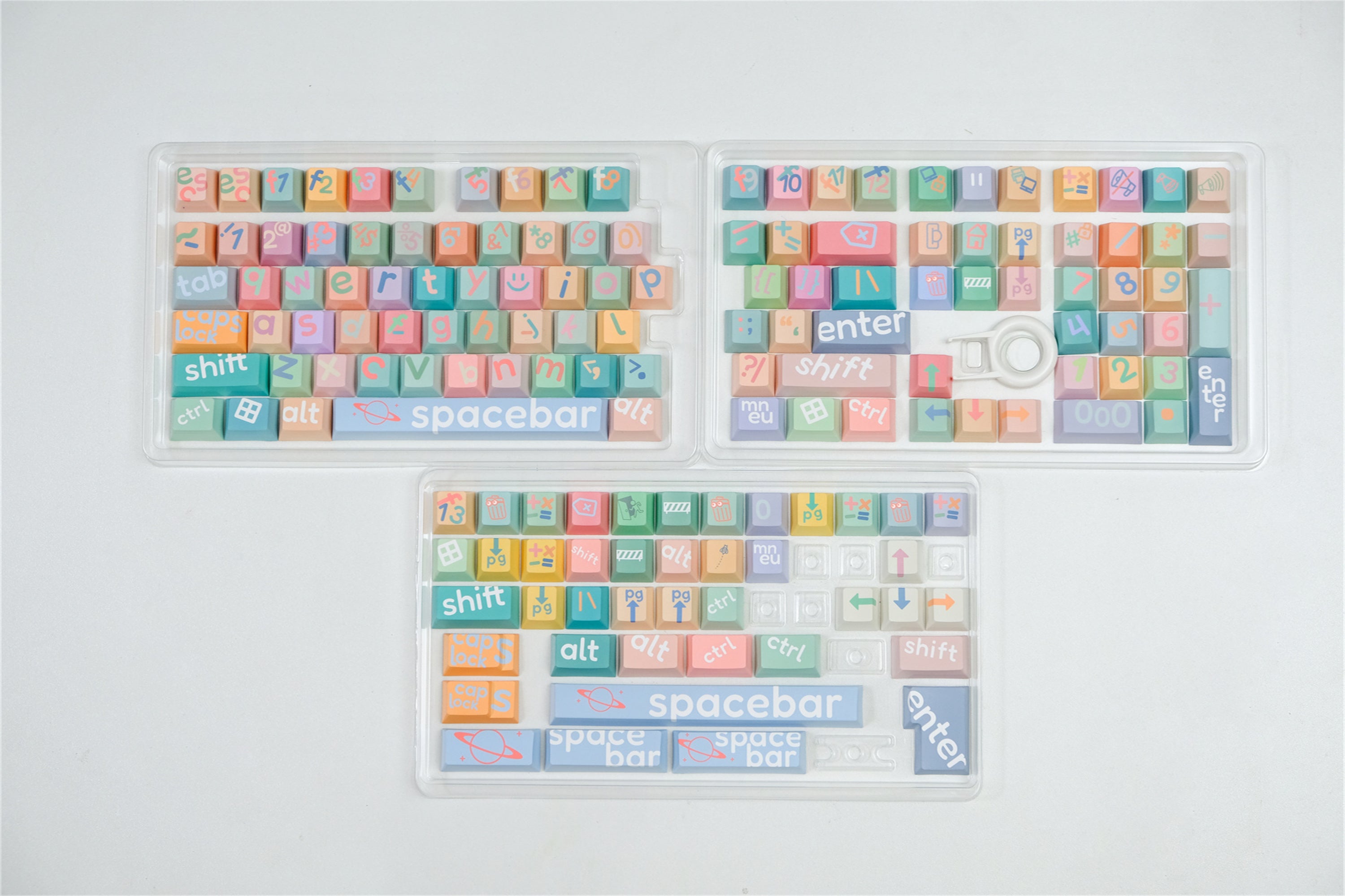 Big Legend Pastel Keycaps - Diykeycap