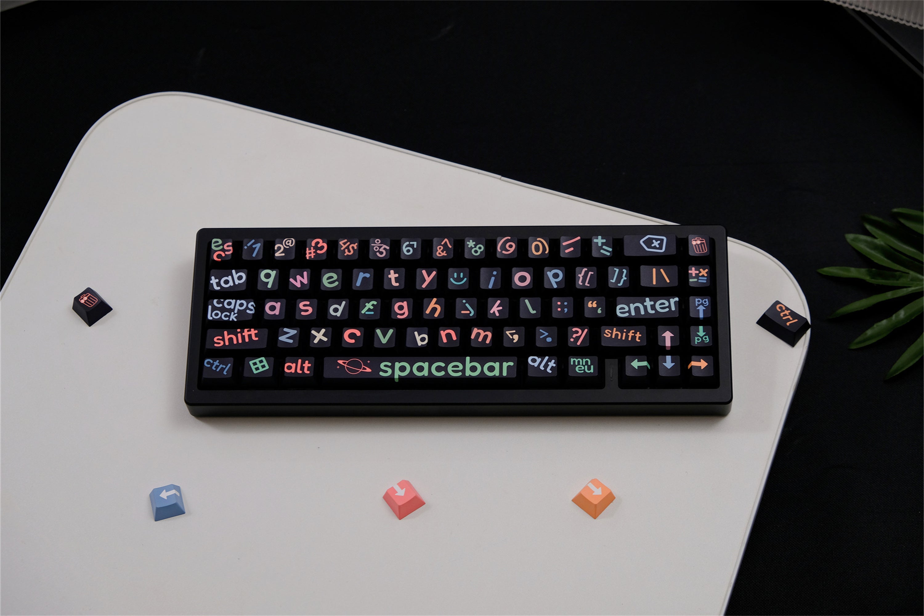 Black Big Legend Keycaps - Diykeycap