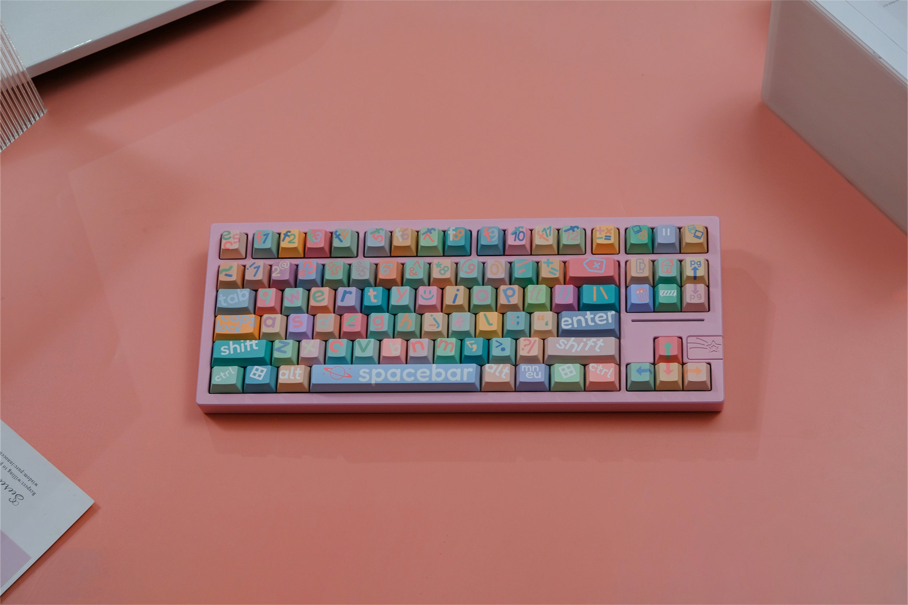 Big Legend Pastel Keycaps - Diykeycap