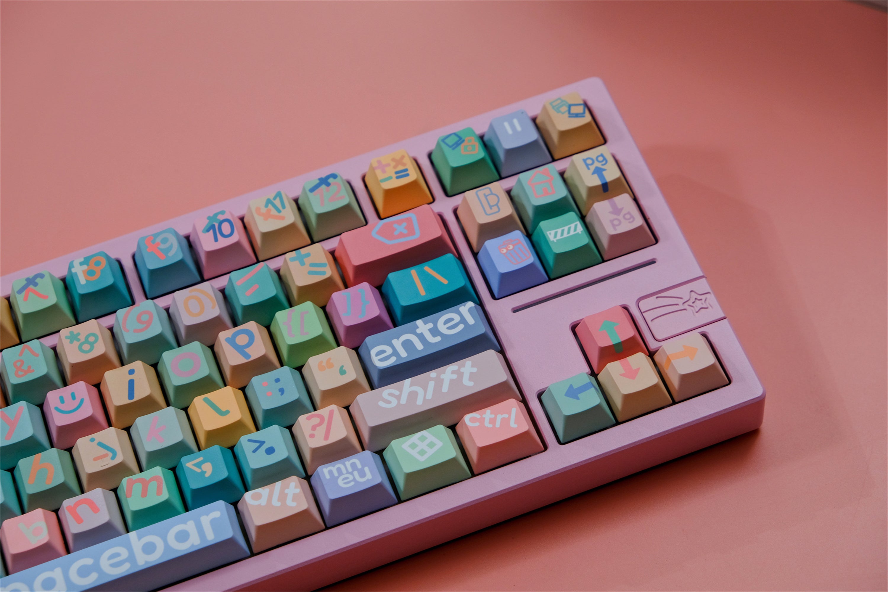 Big Legend Pastel Keycaps - Diykeycap