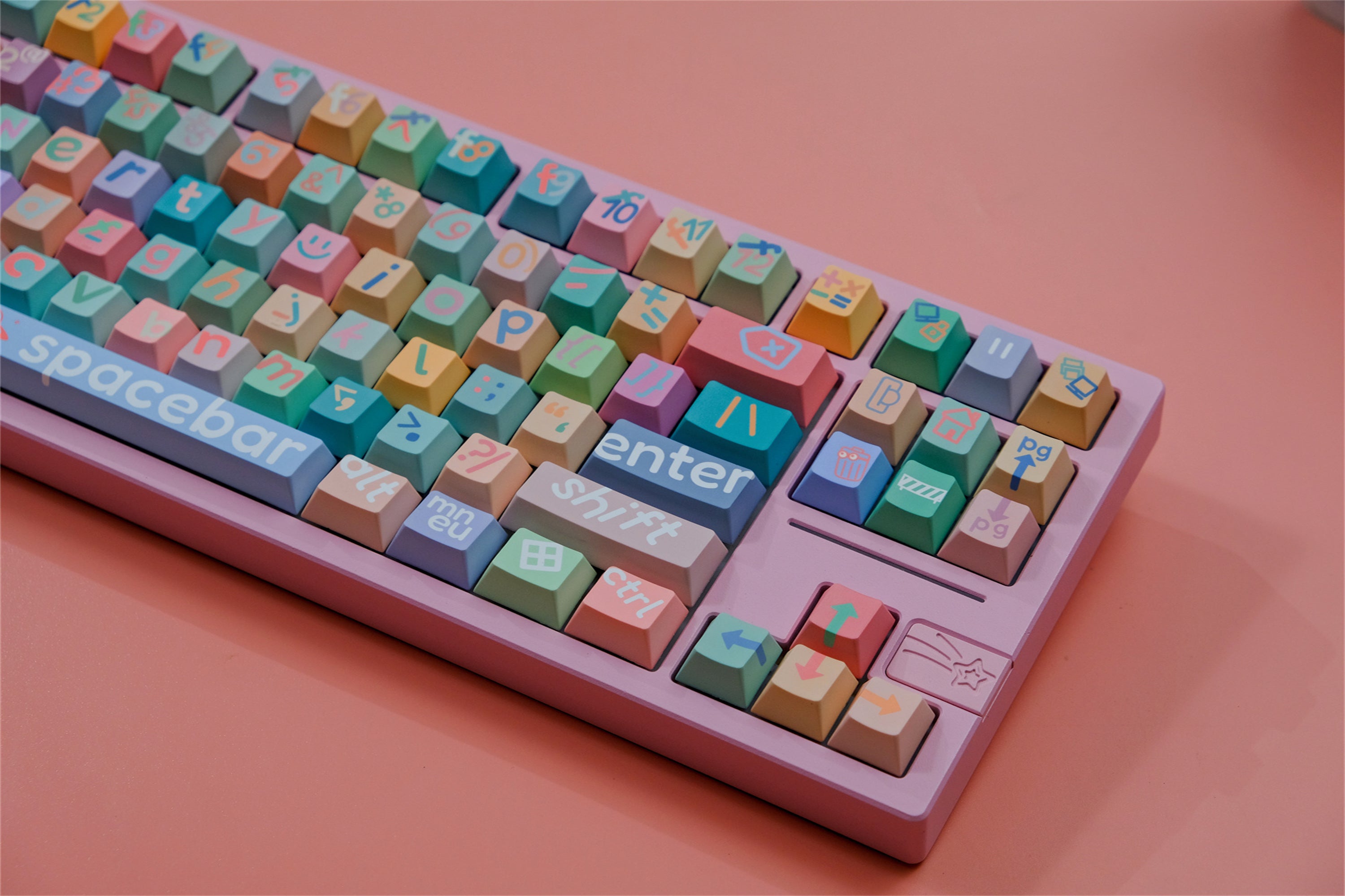 Big Legend Pastel Keycaps - Diykeycap