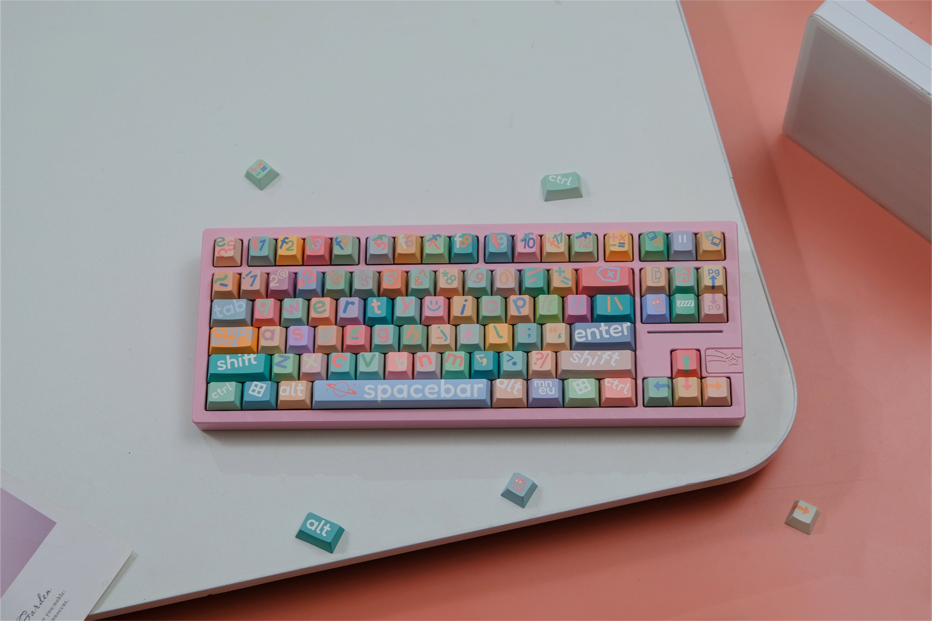 Big Legend Pastel Keycaps - Diykeycap