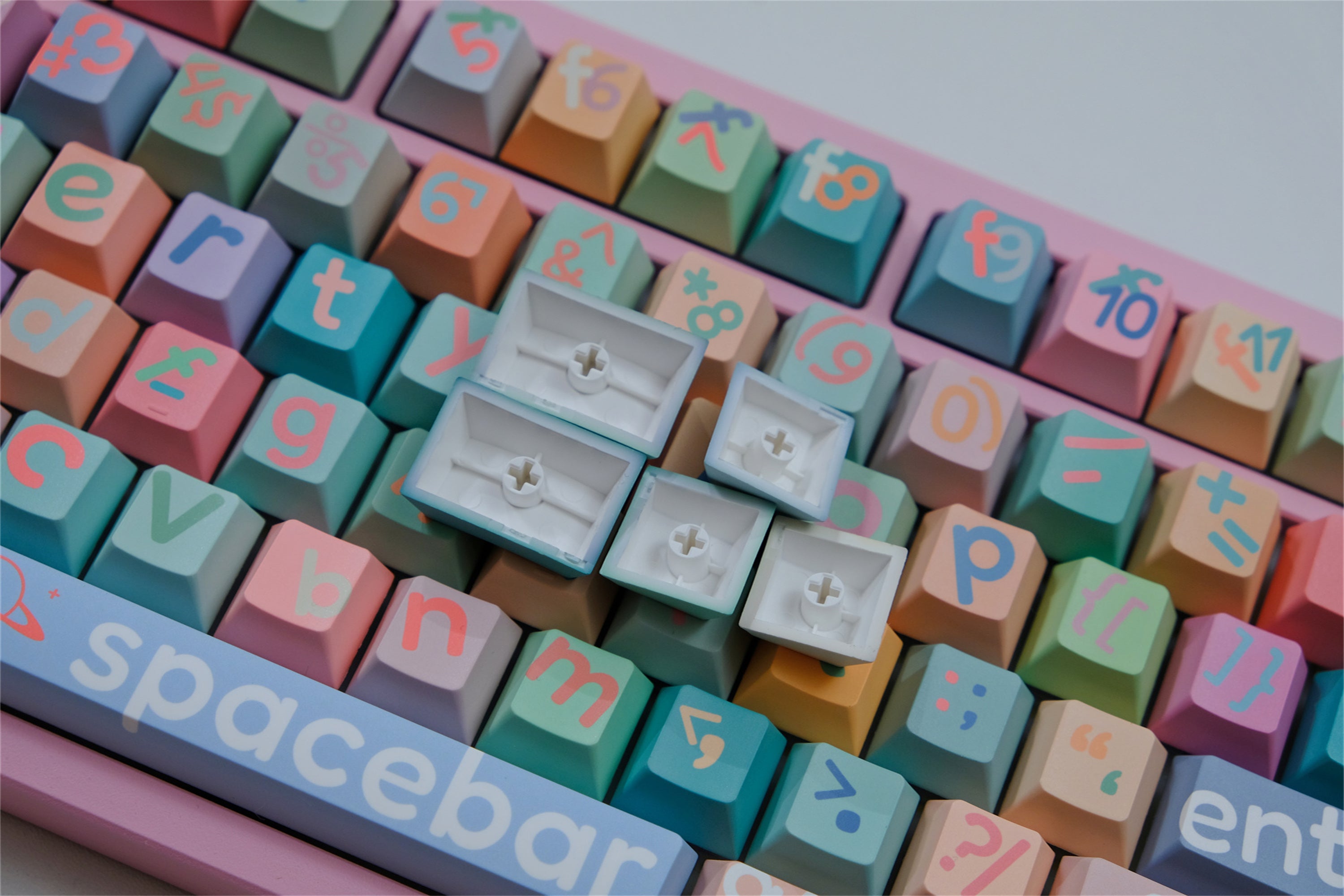 Big Legend Pastel Keycaps - Diykeycap