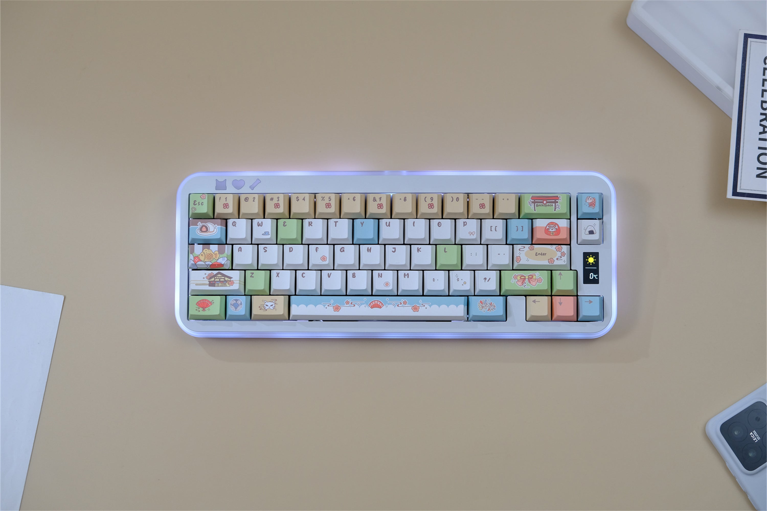 Japanese Ukiyo-e Keycaps - Diykeycap