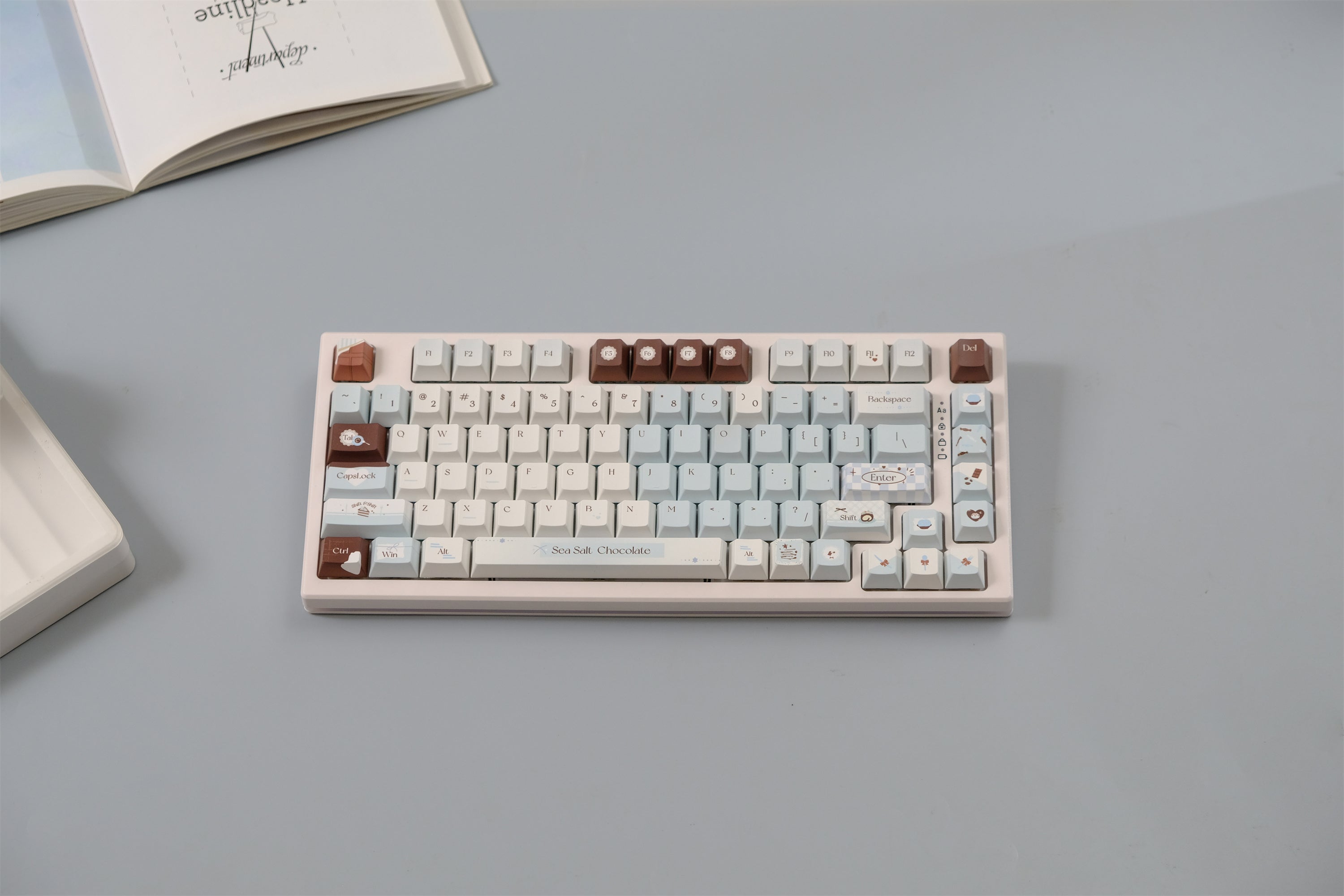 Sea Salt Chocolate Keycaps - Diykeycap