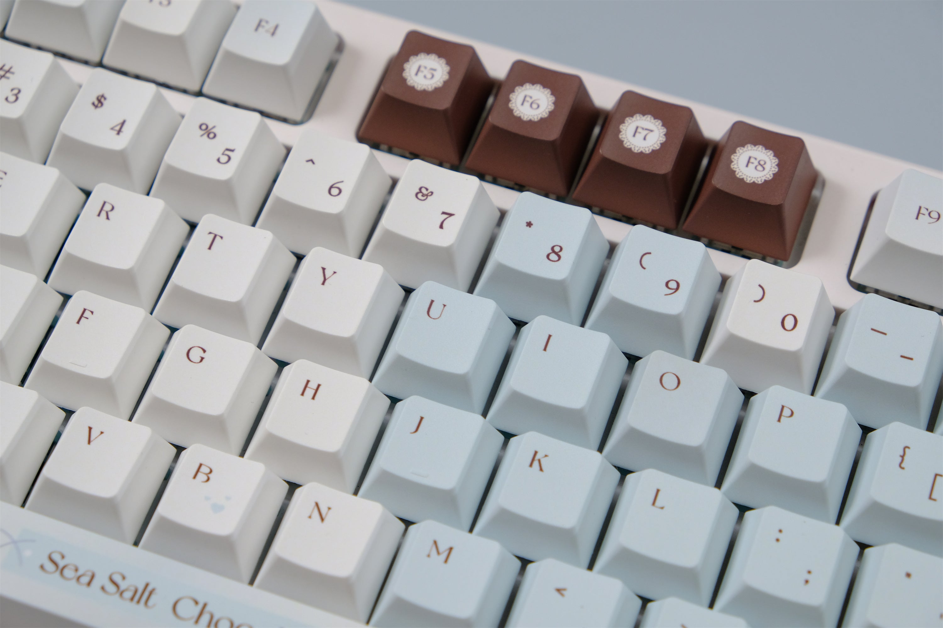 Sea Salt Chocolate Keycaps - Diykeycap