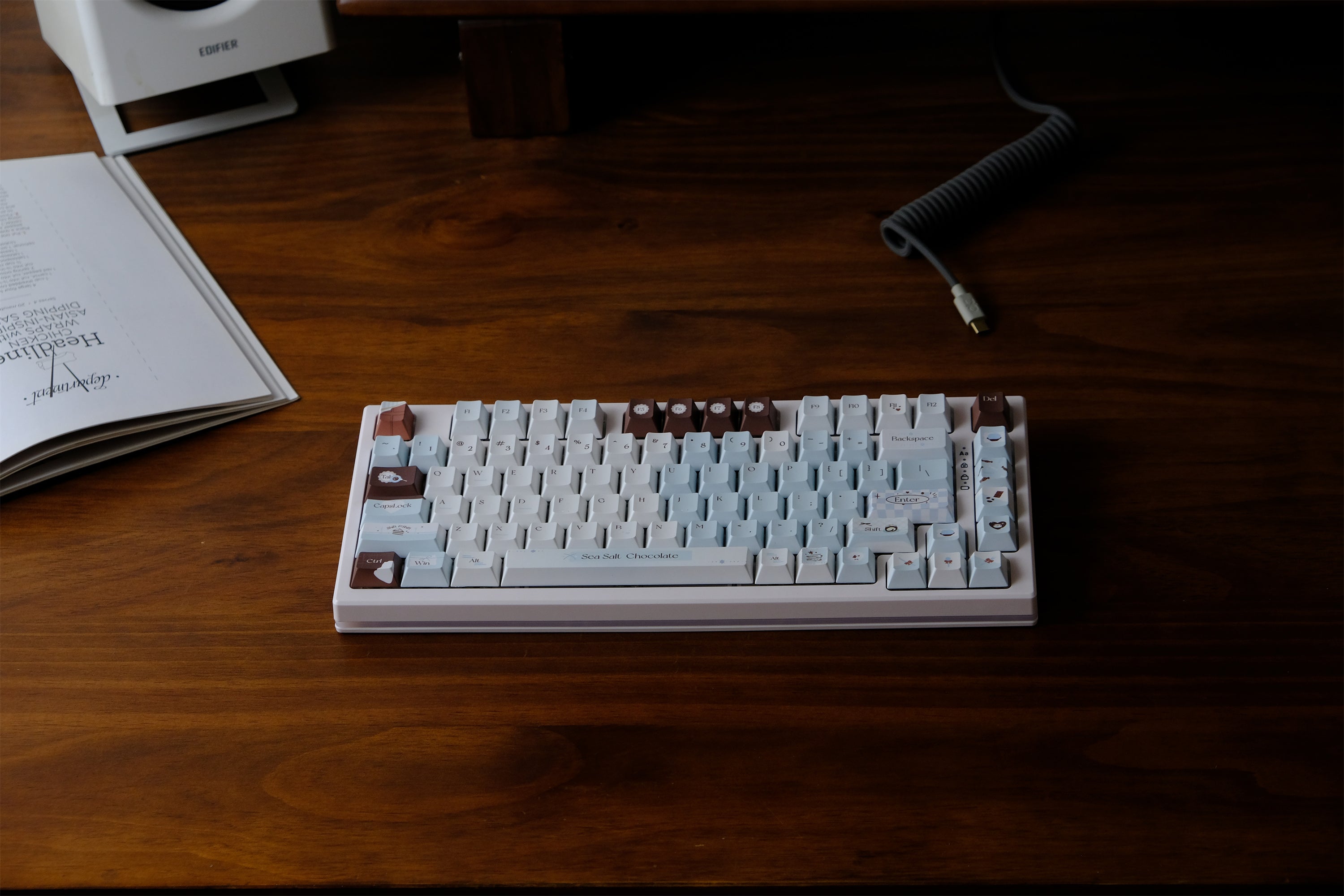 Sea Salt Chocolate Keycaps - Diykeycap