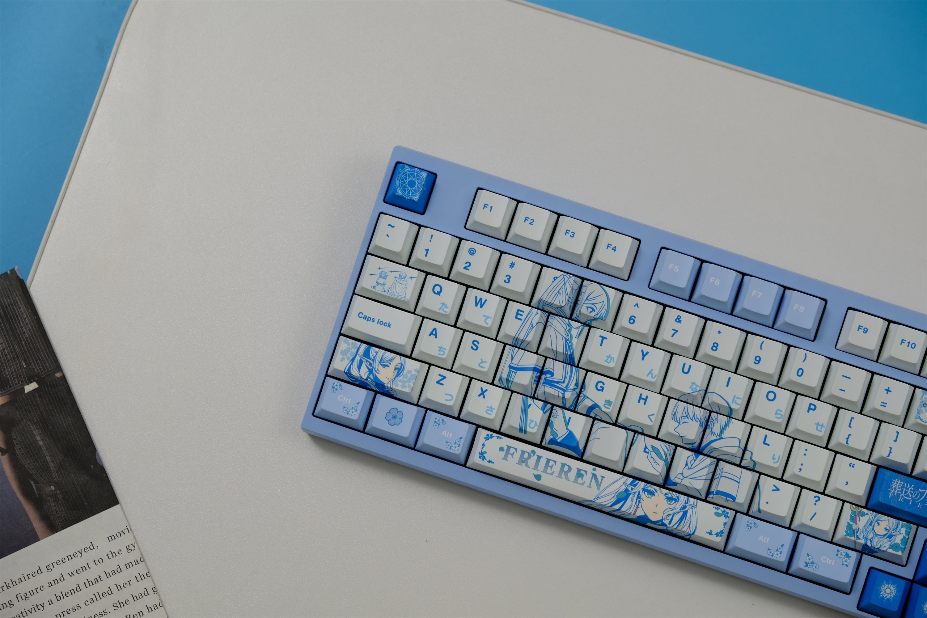 Elf Mage Frieren Aesthetic Keycaps - Diykeycap