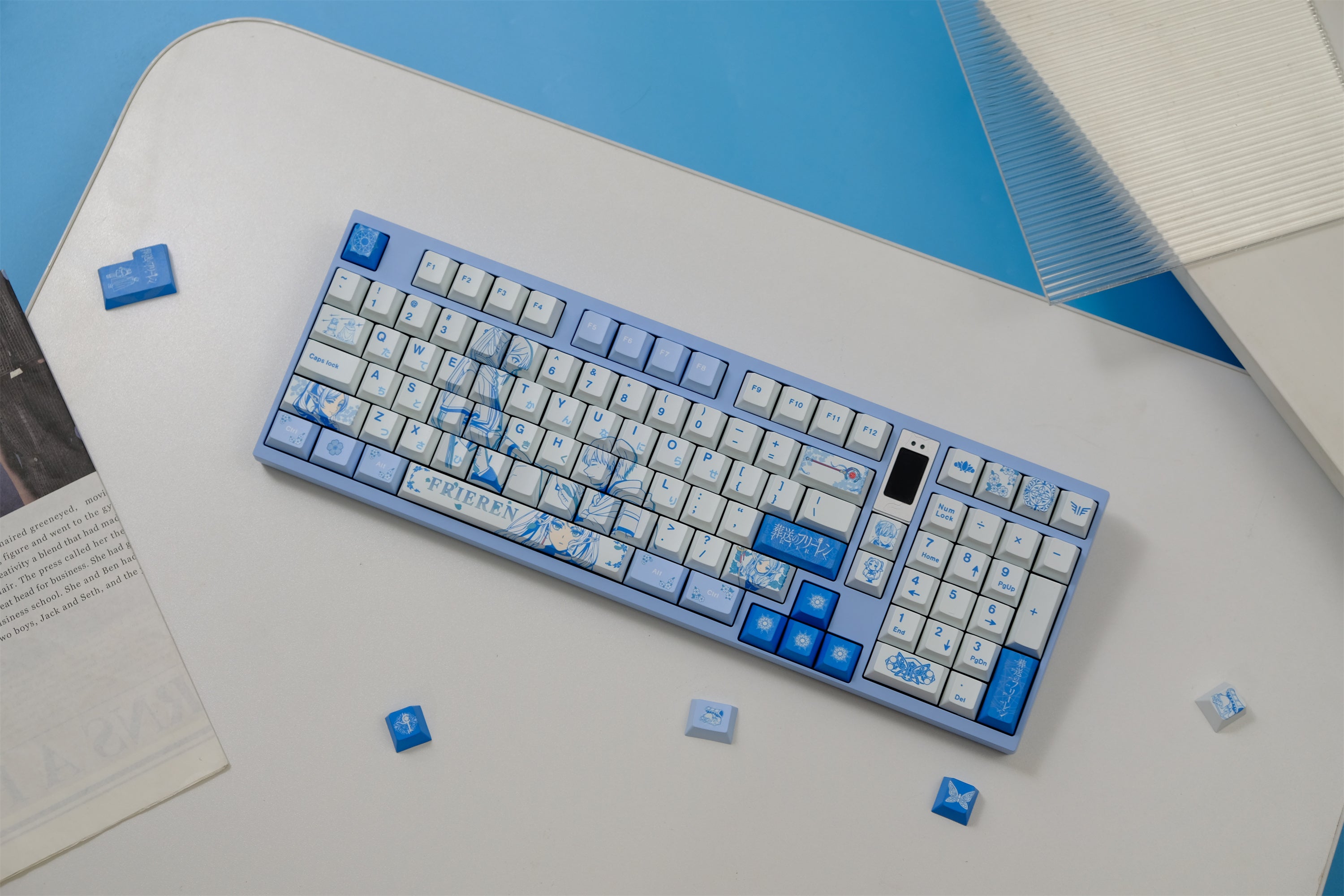 Elf Mage Frieren Aesthetic Keycaps - Diykeycap