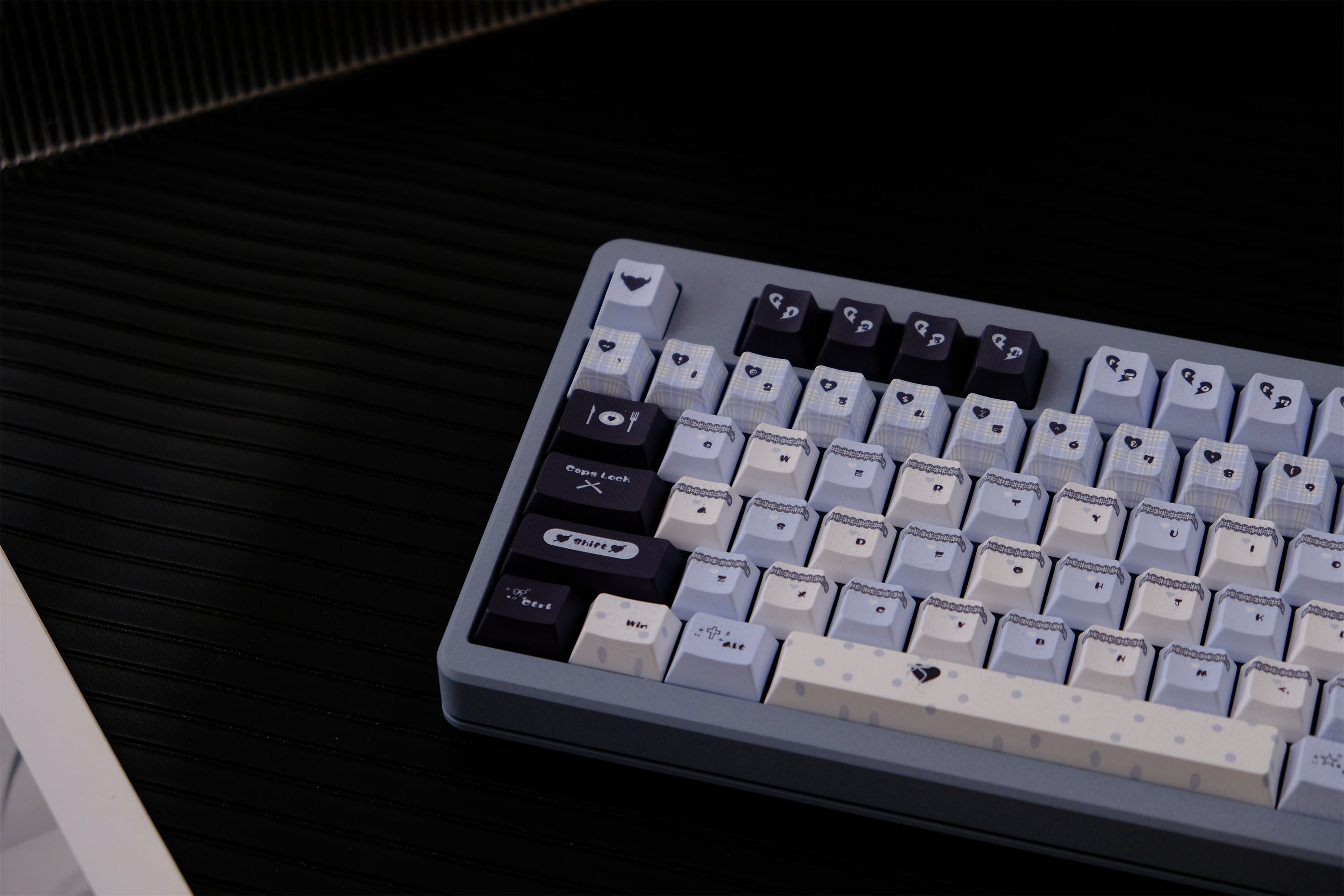 Blue Black Lace Keycaps - Diykeycap