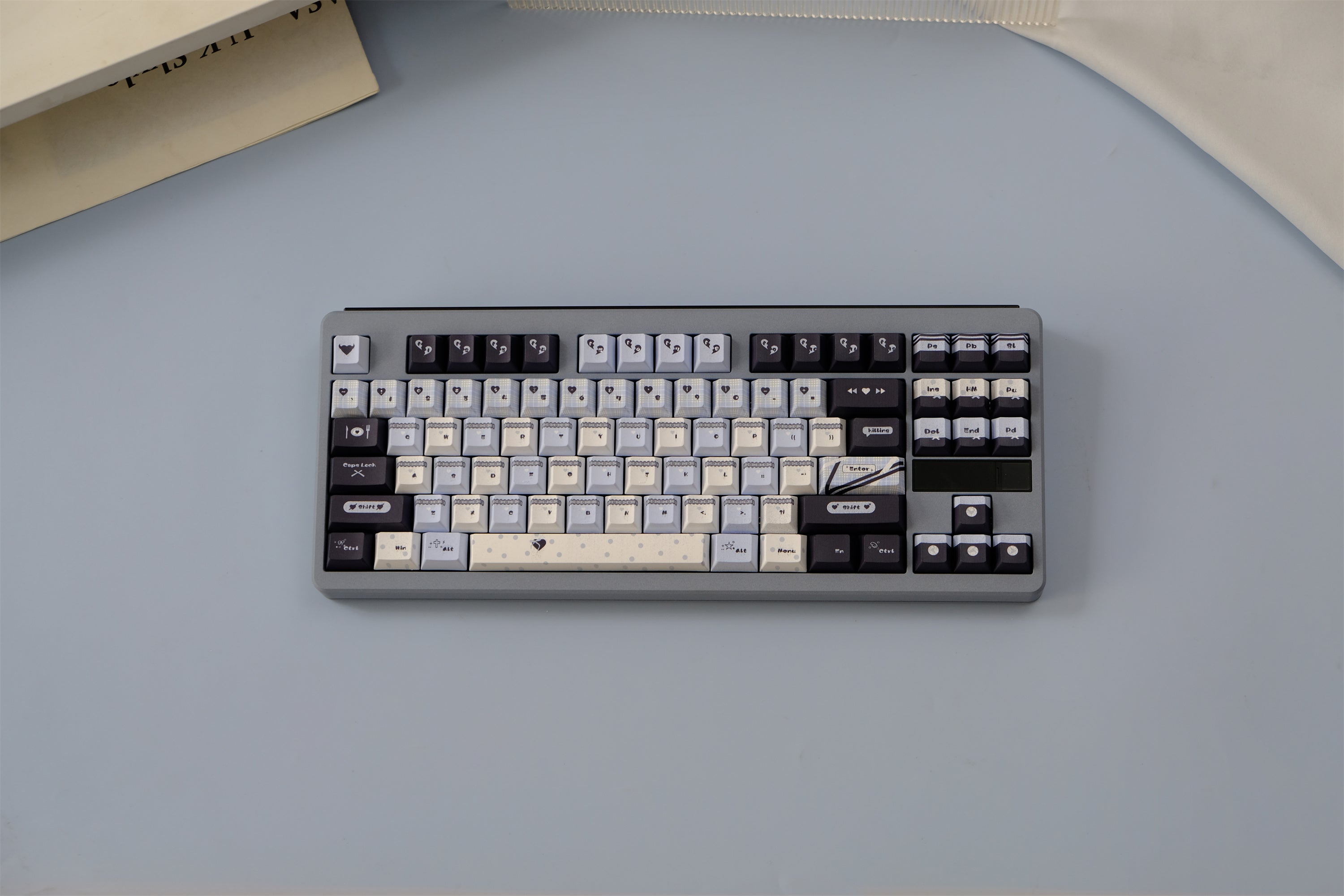 Blue Black Lace Keycaps - Diykeycap