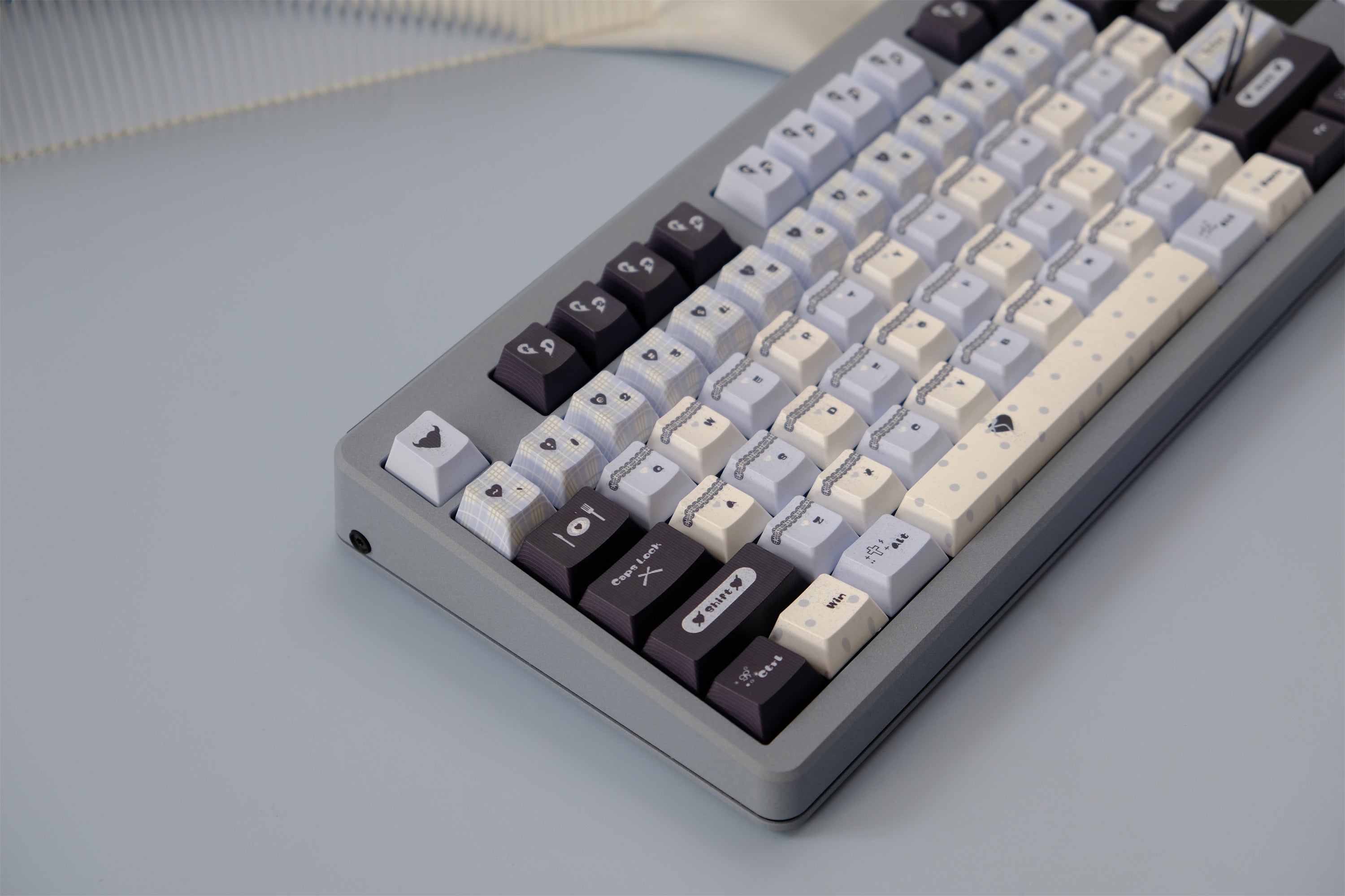 Blue Black Lace Keycaps - Diykeycap