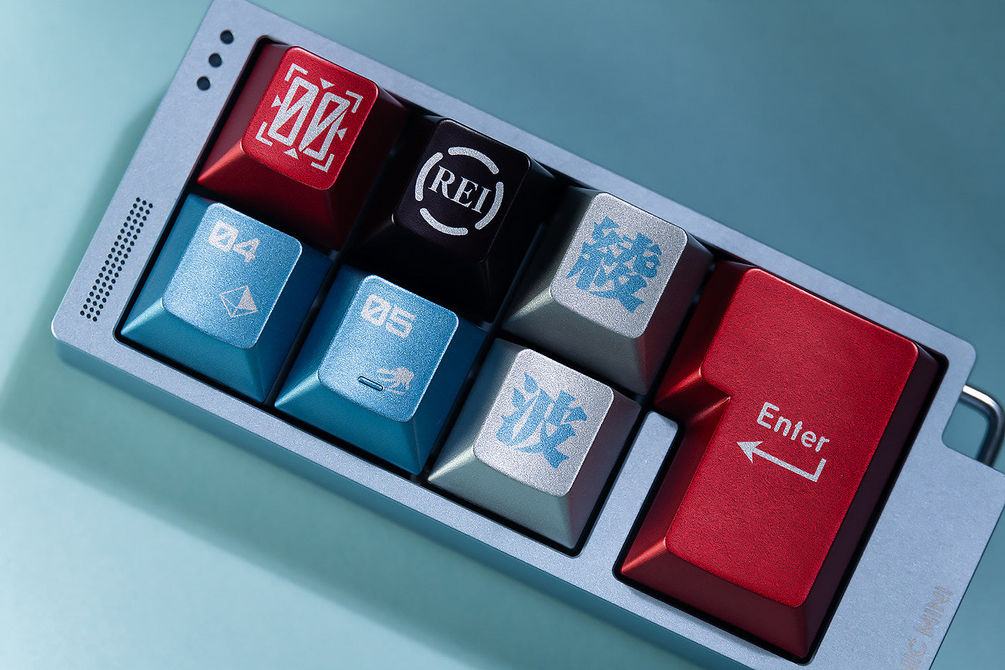 Blue Lilith (Metallic) keycaps - Diykeycap