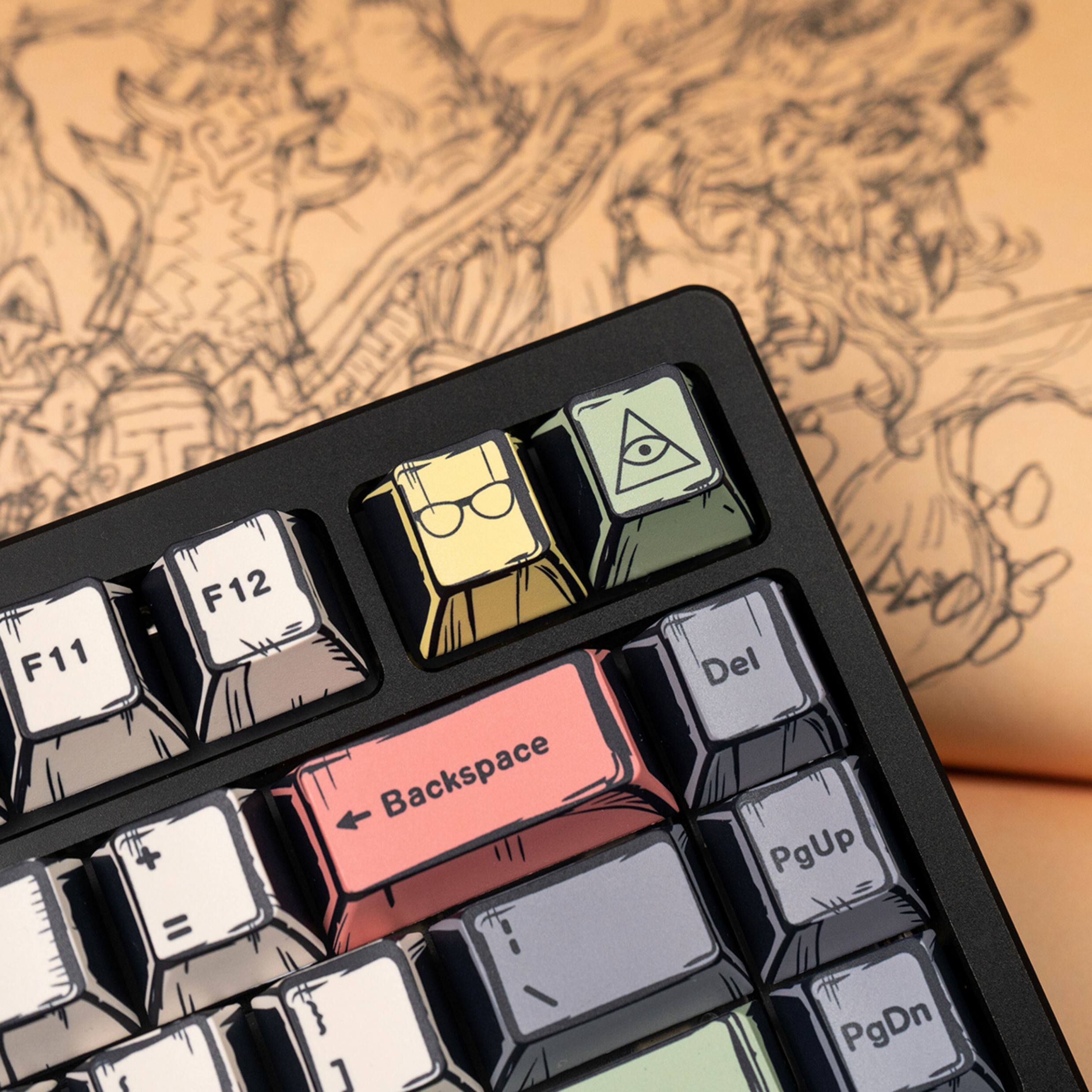 Comic Canvas keycaps - Diykeycap