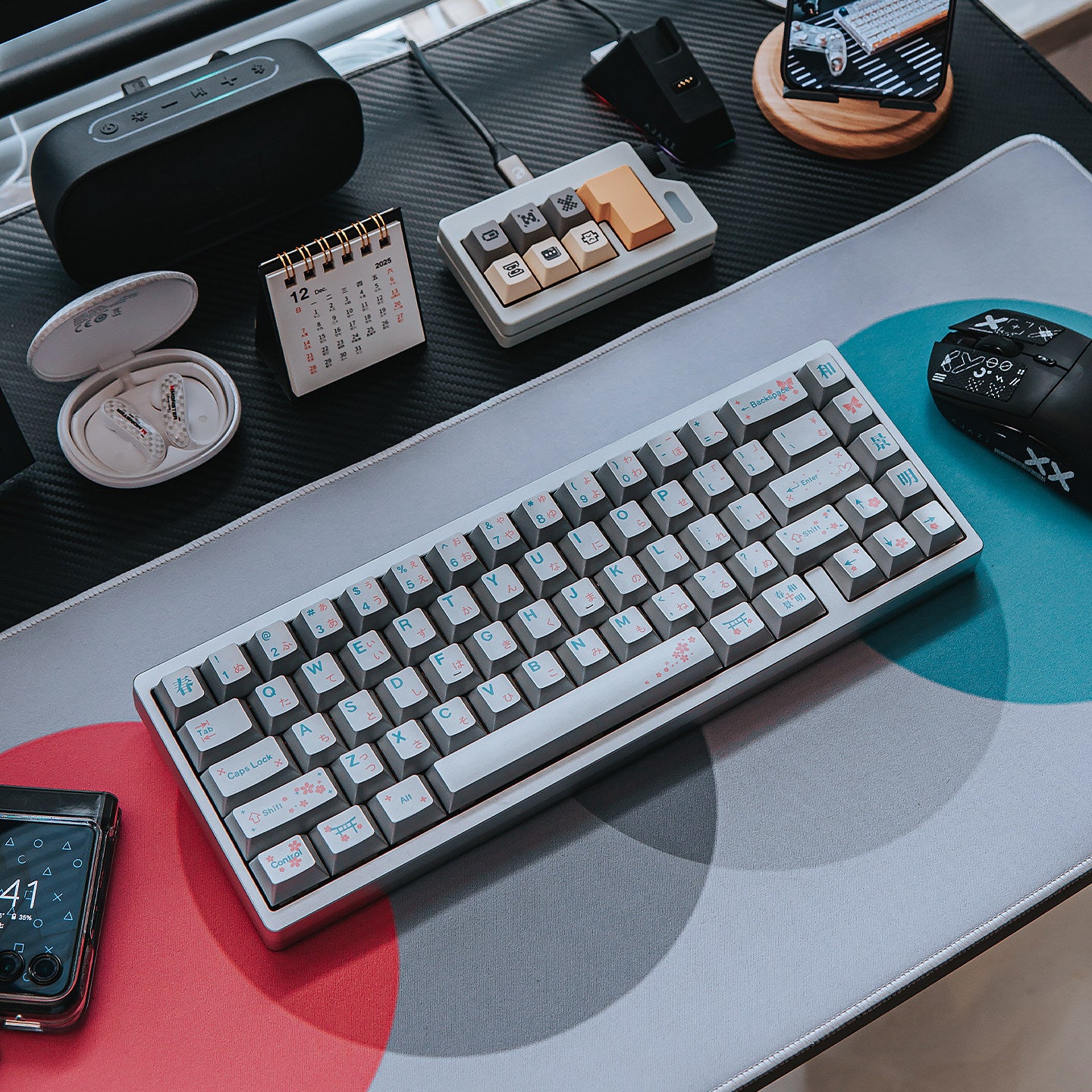 Spring in full bloom keycaps