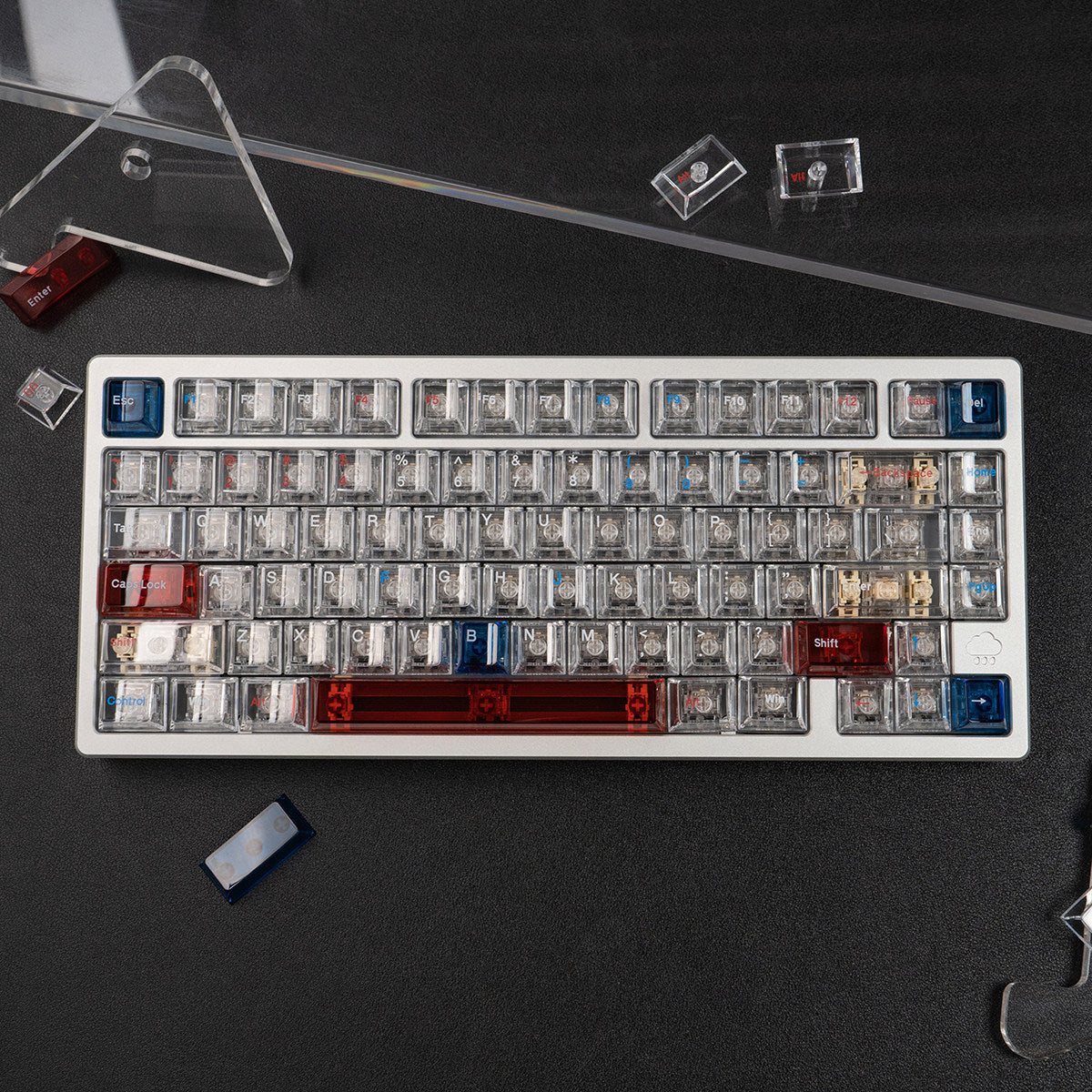 Milky Way PBT keycaps - Diykeycap