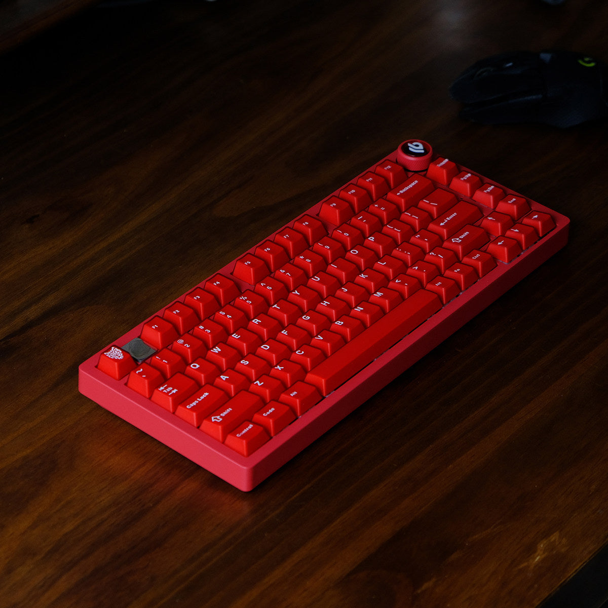Ruby Red Semi-Transparent Keycaps - Diykeycap