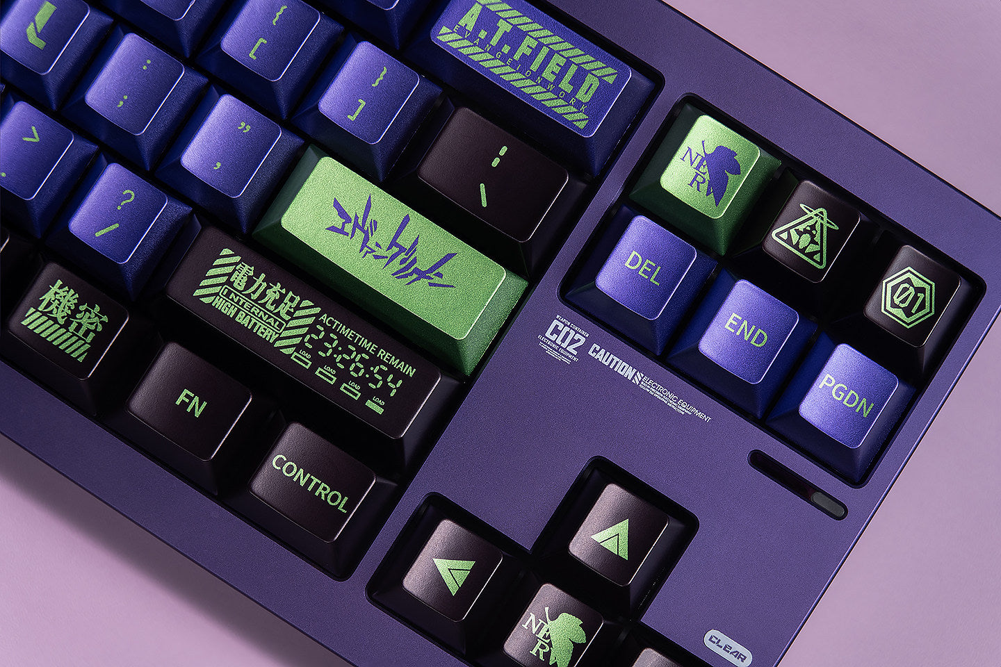 Purple Mecha-01 (Metallic) - Diykeycap