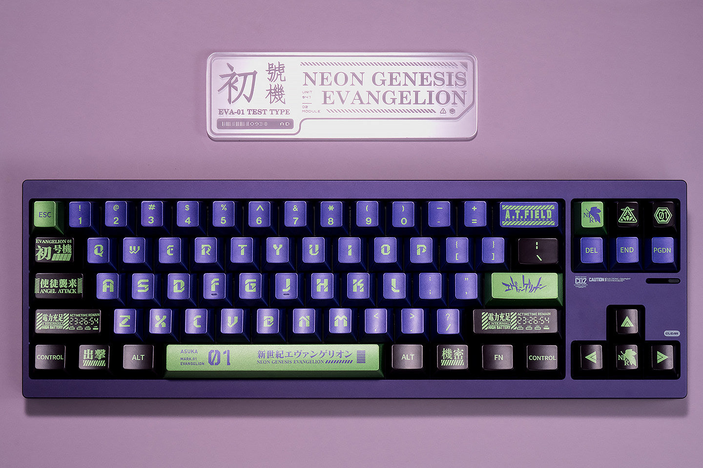 Purple Mecha-01 (Metallic) - Diykeycap