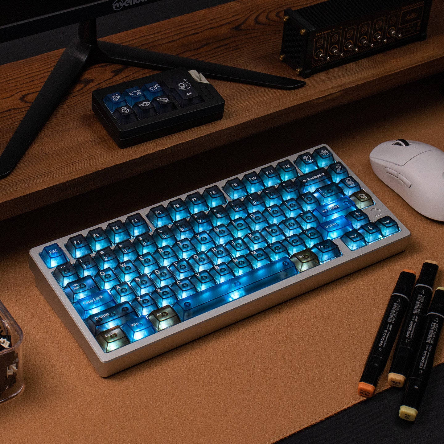 Interstellar Fog PBT keycaps - Diykeycap