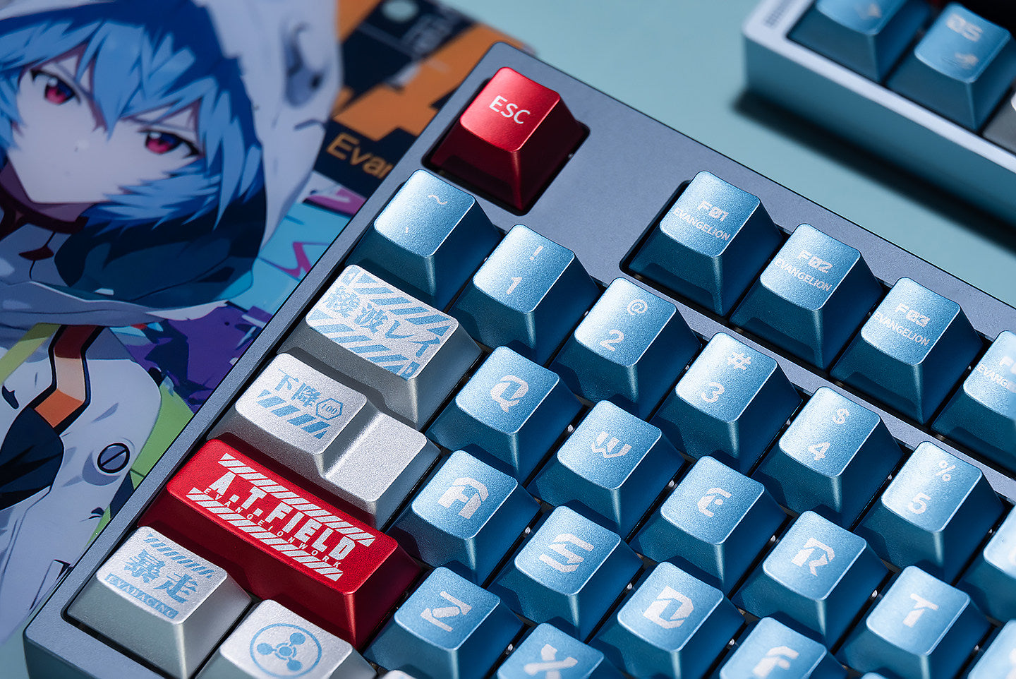 Blue Lilith (Metallic) keycaps - Diykeycap