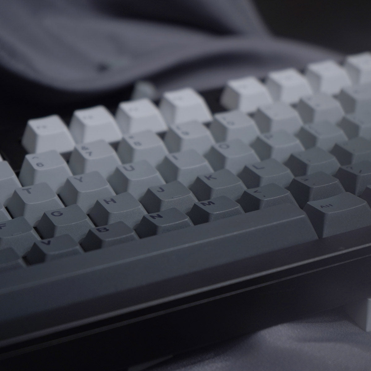 Black Grey Gradient keycaps - Diykeycap