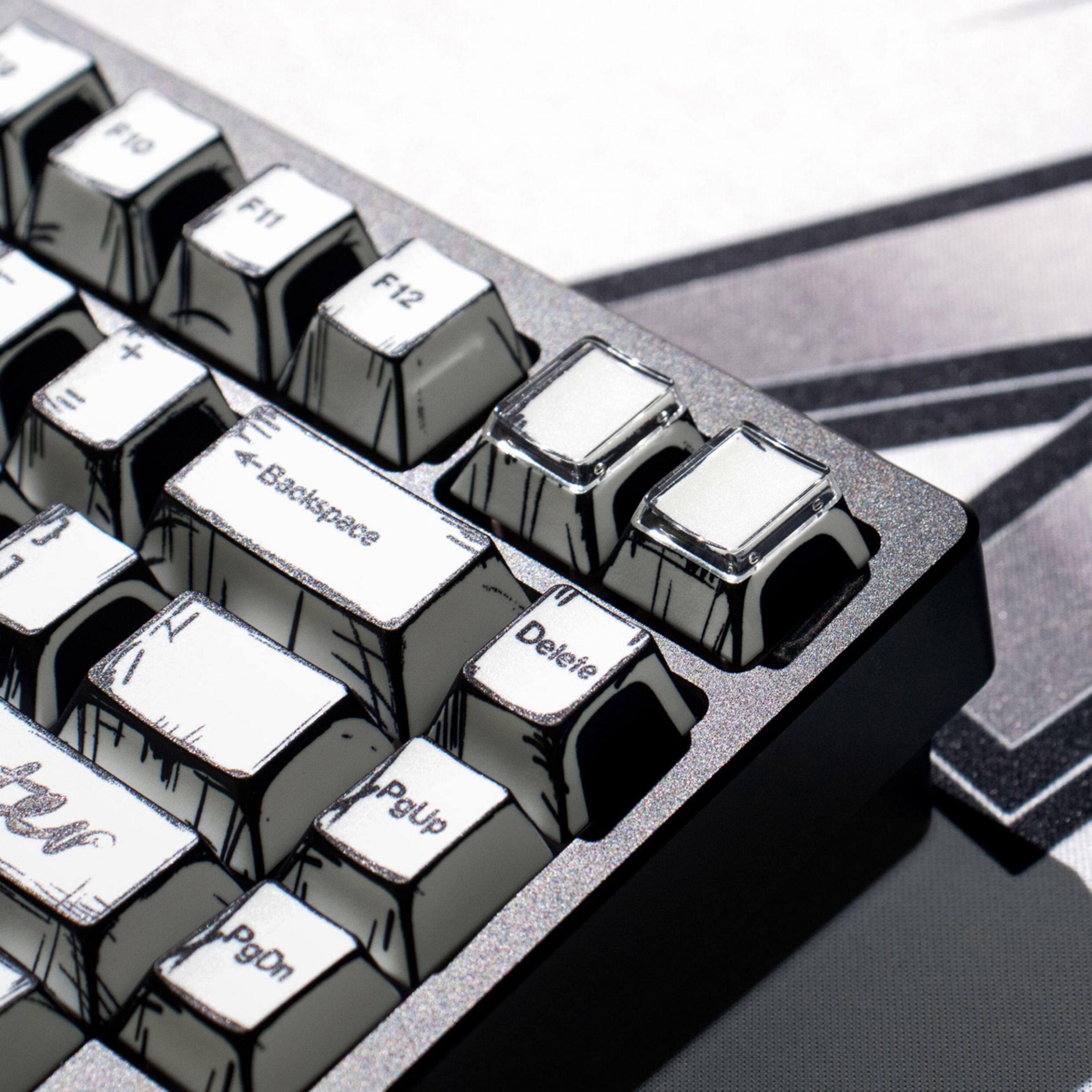 Comic White keycaps - Diykeycap