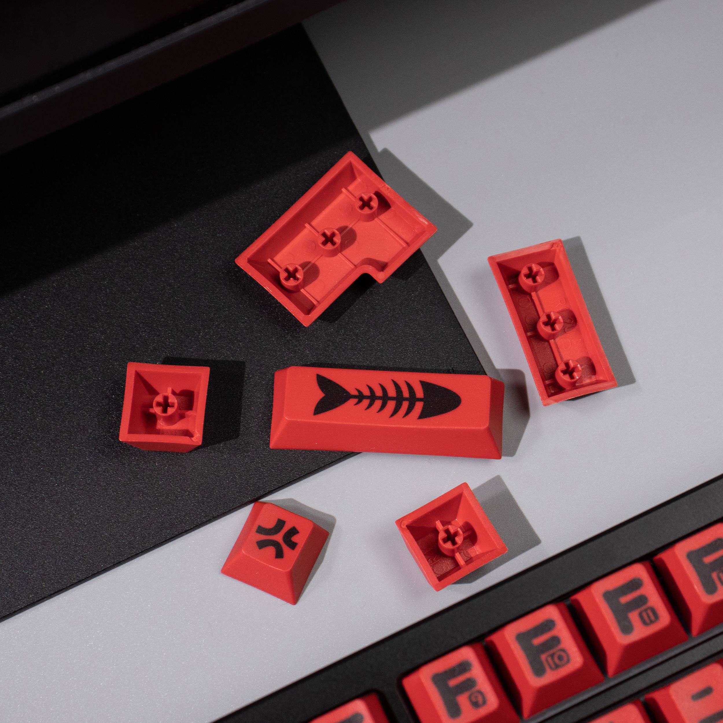 Party Animals Theme Large Font Keycaps - Diykeycap