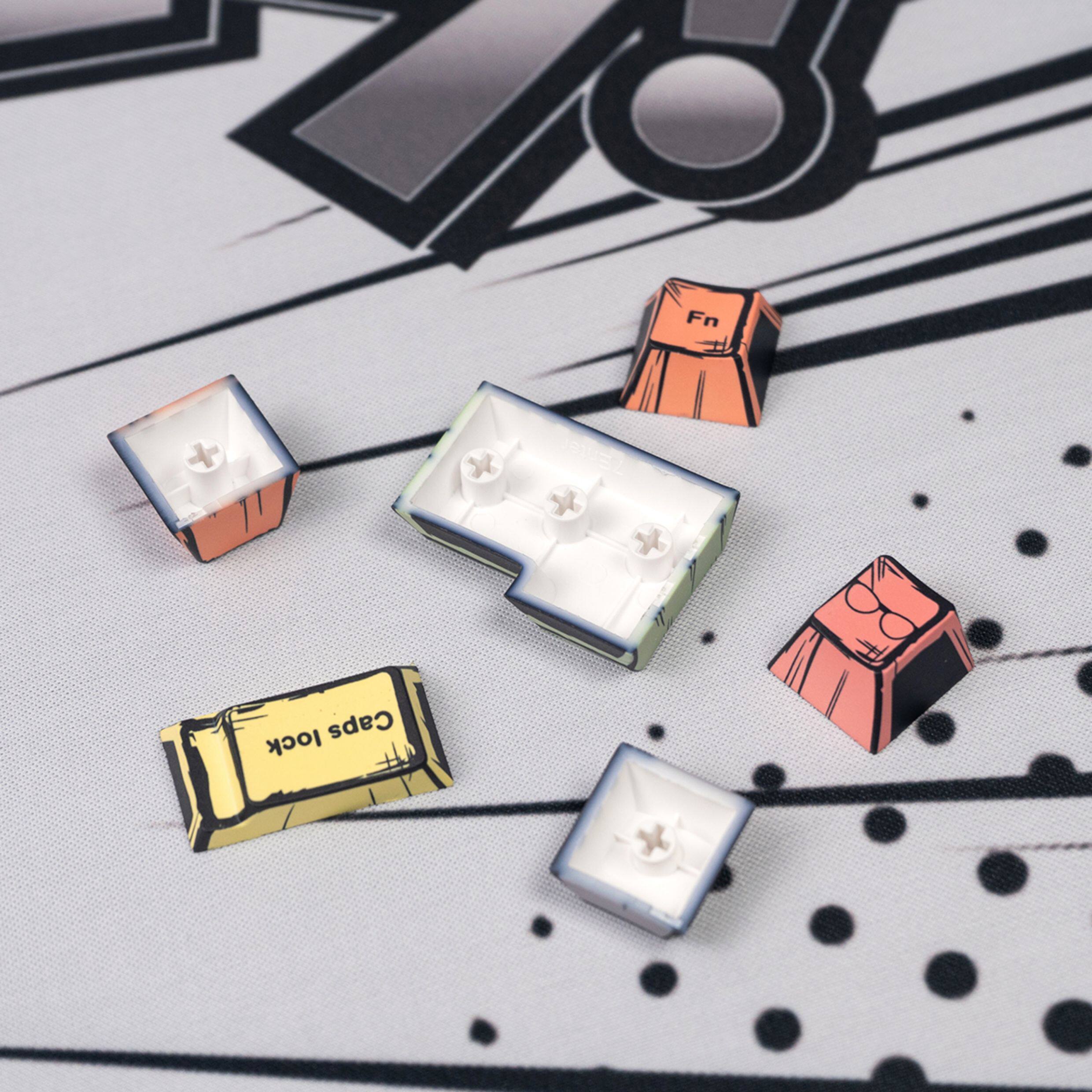 Comic Canvas keycaps - Diykeycap
