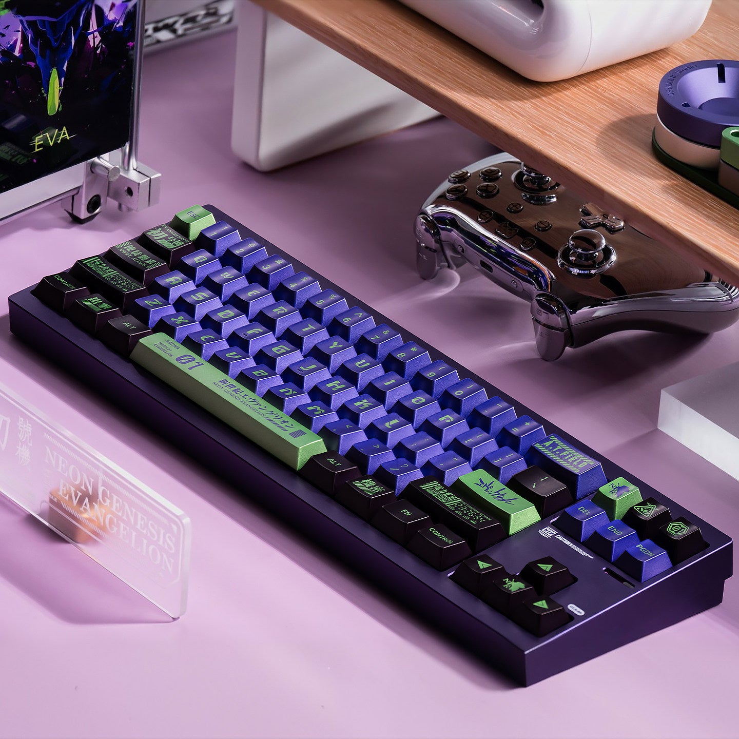 Purple Mecha-01 (Metallic) - Diykeycap