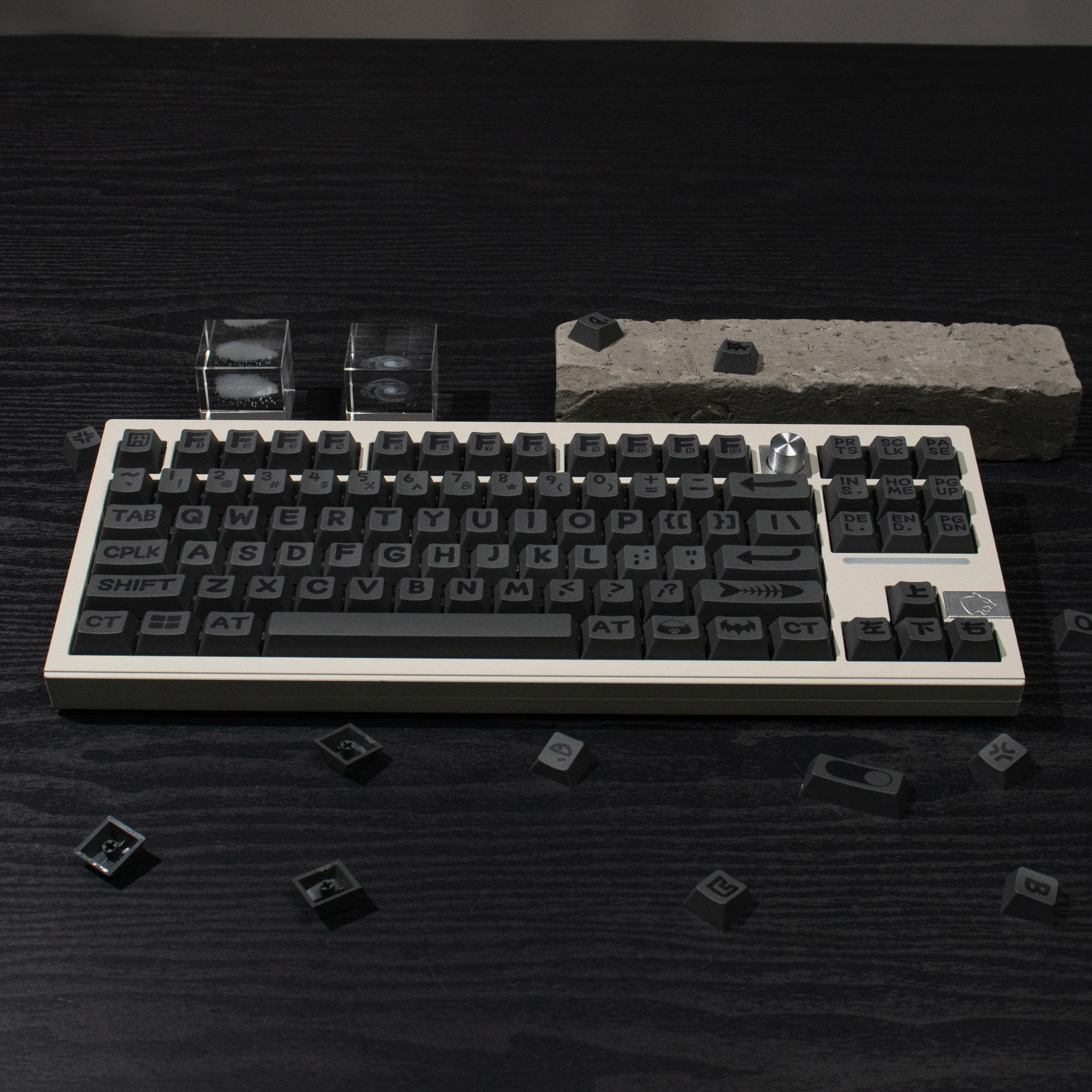 Party Animals Theme Large Font Keycaps - Diykeycap