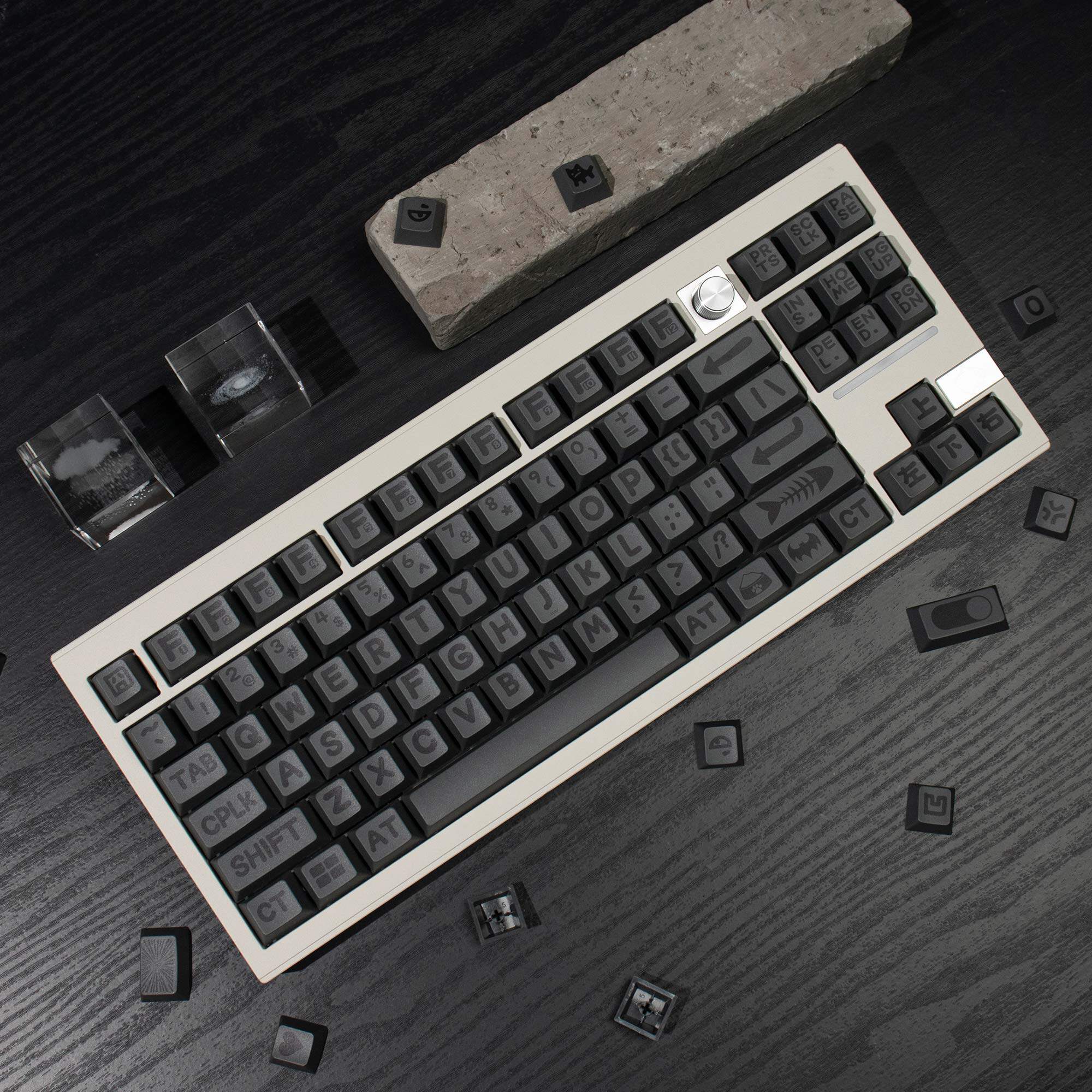 Party Animals Theme Large Font Keycaps - Diykeycap